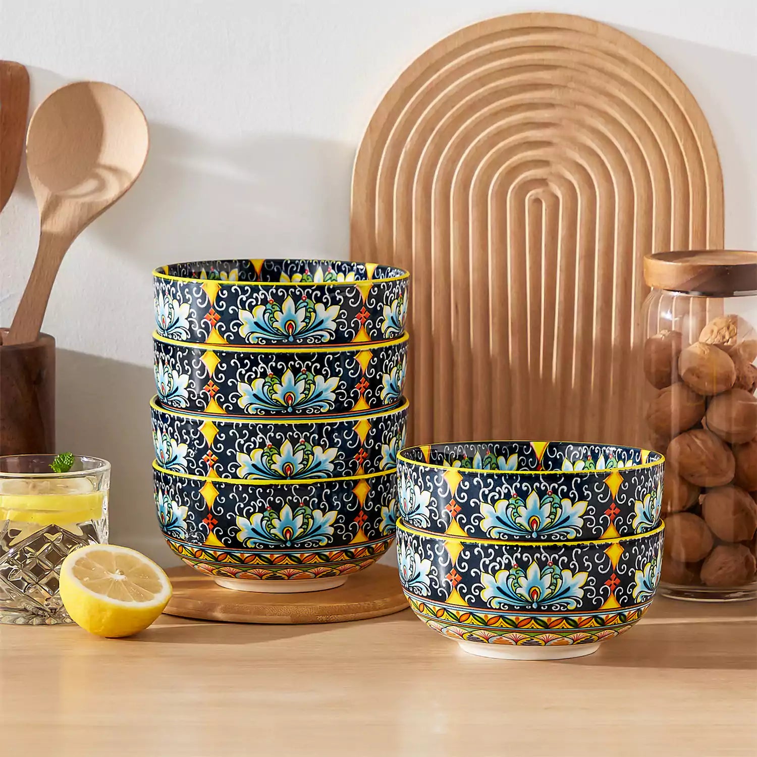 Simi Double-Sided Bowls Set of 6