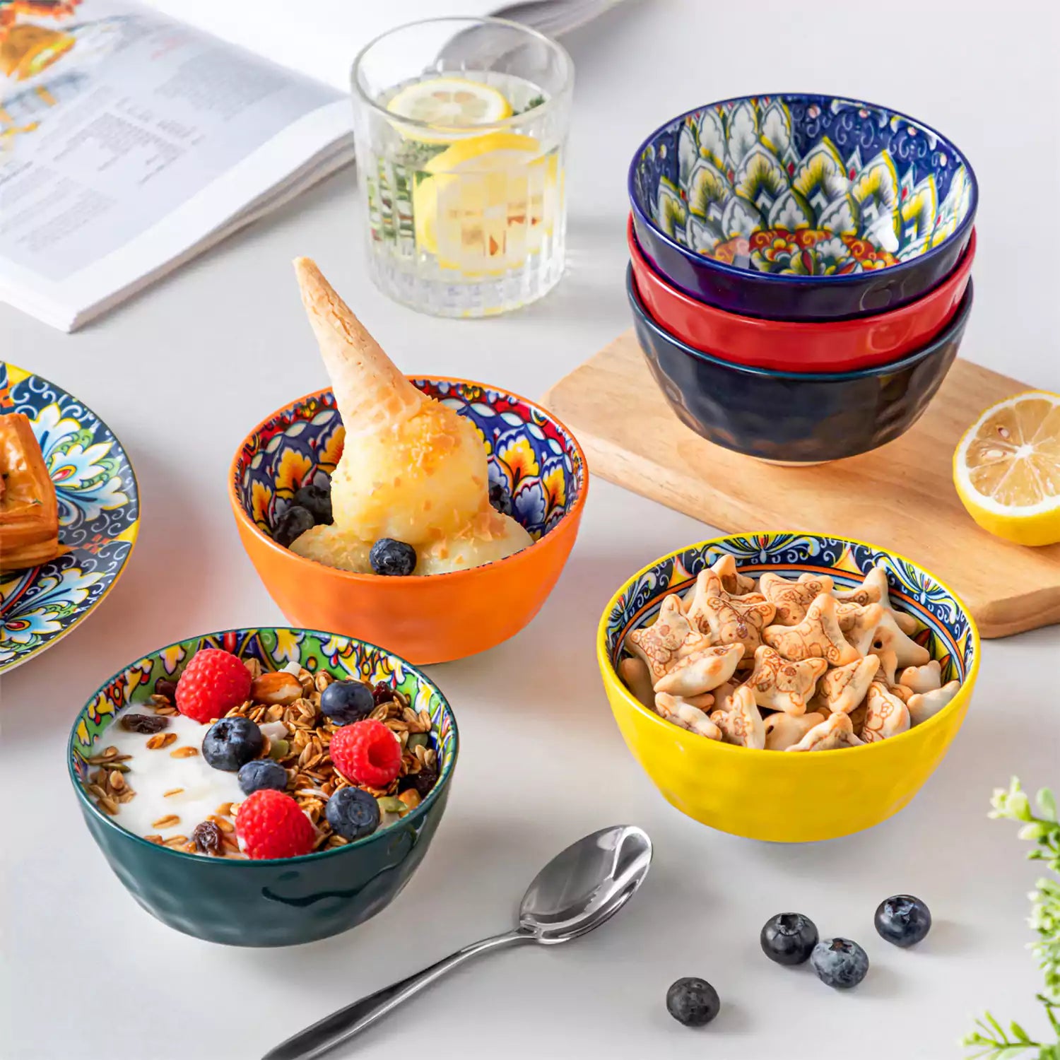 Simi Mini Cereal Bowls Set of 6