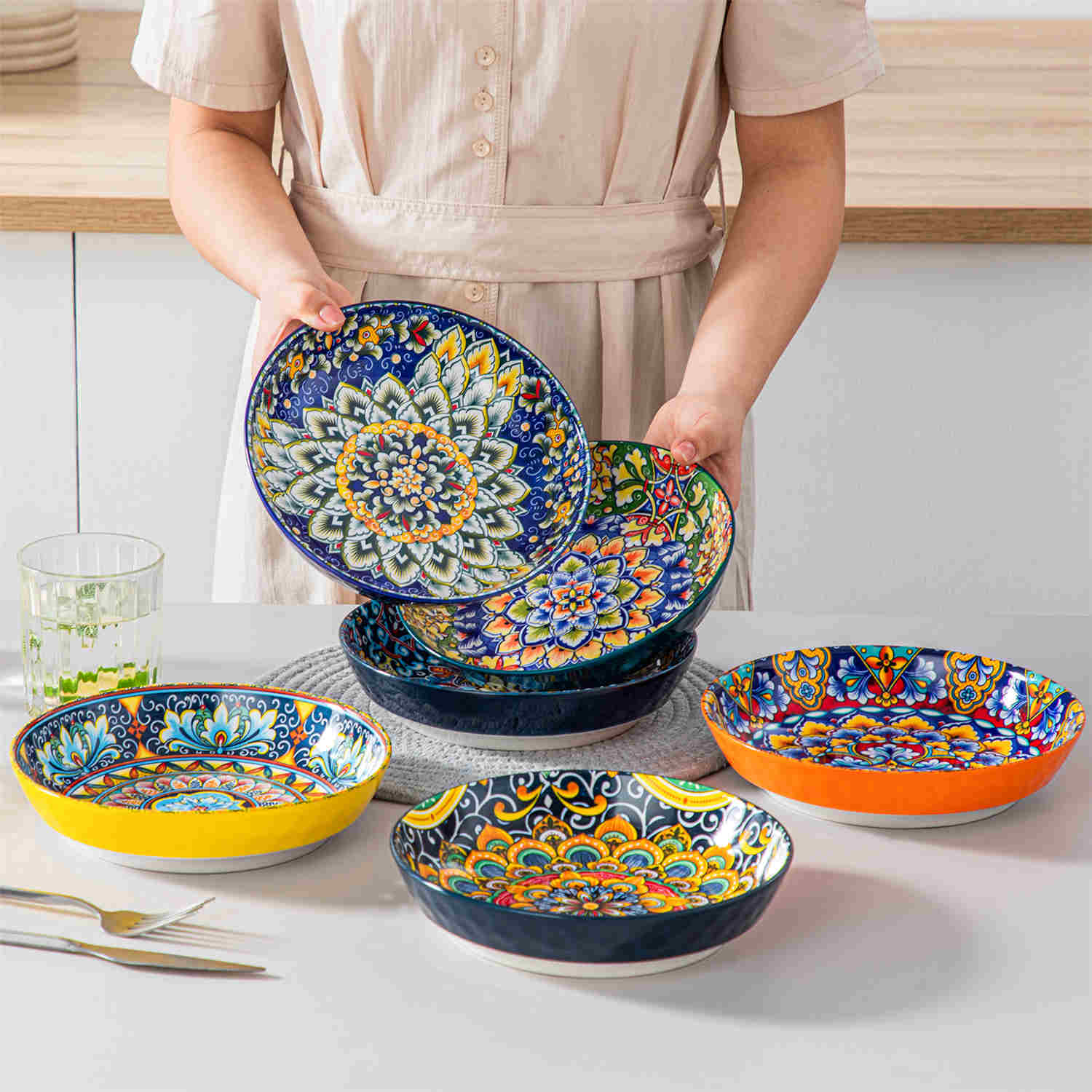 Simi Pasta Bowls Set of 6