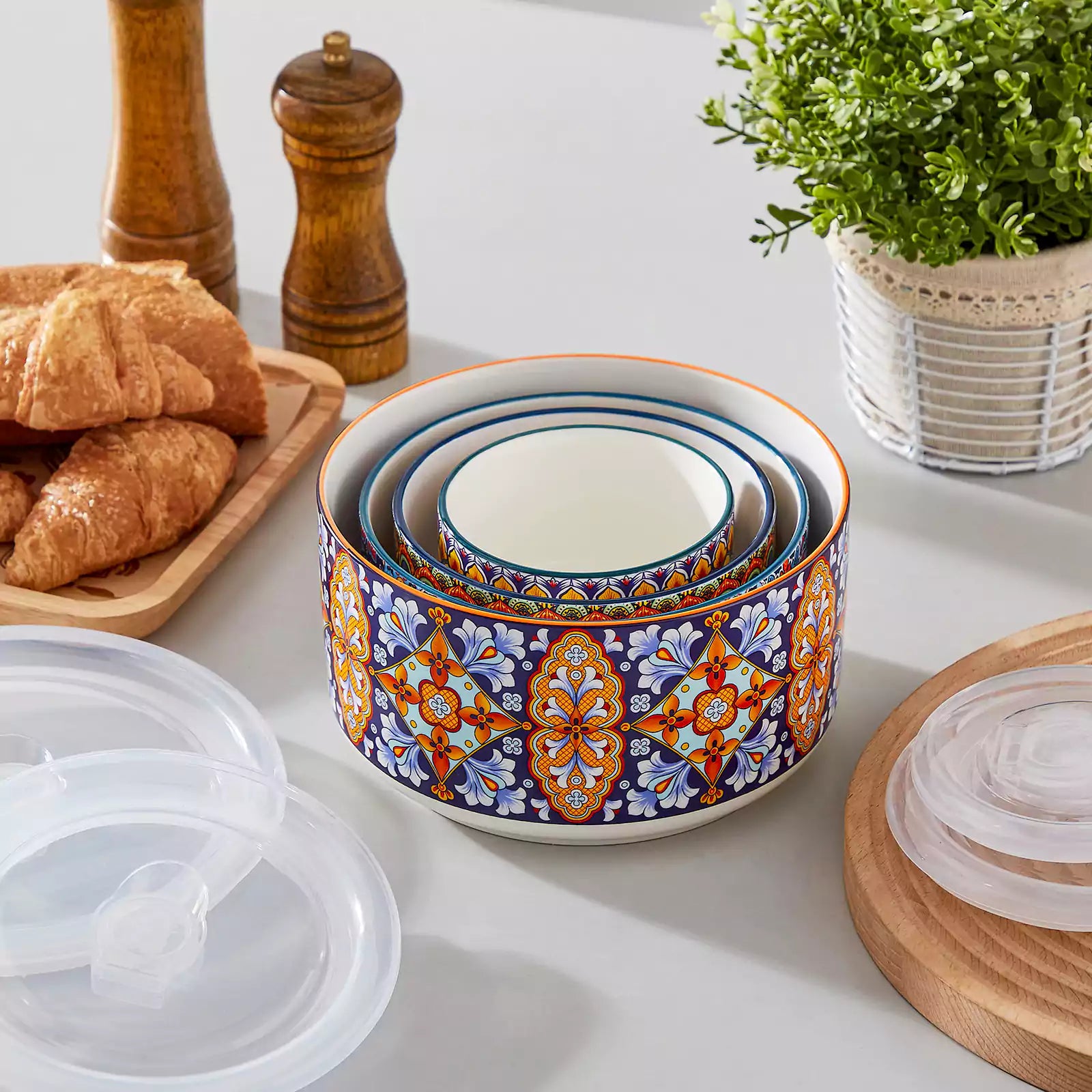 Simi Food Storage Bowls Set of 4