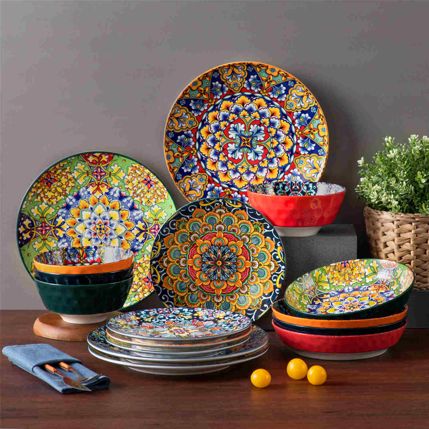 Simi 16 Piece Dinnerware Set Service for 4