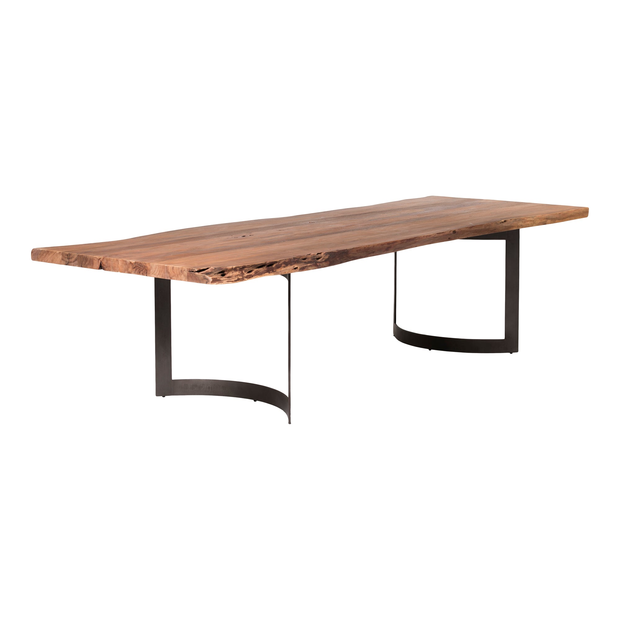 Bent Small Dining Table Brown - Moes Home