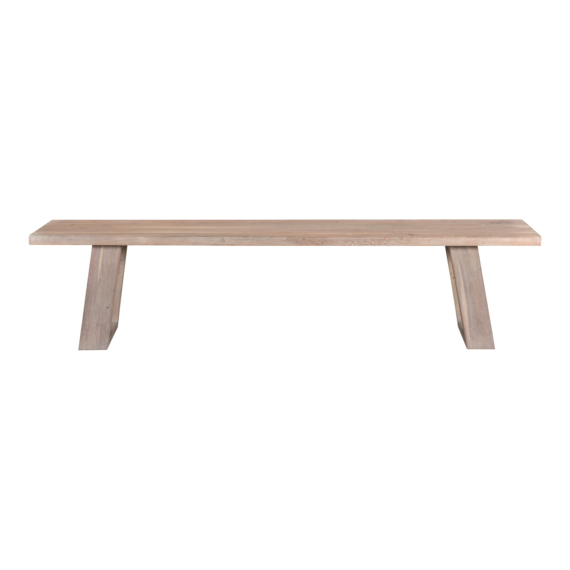 Tanya Bench Light Grey - Moes Home