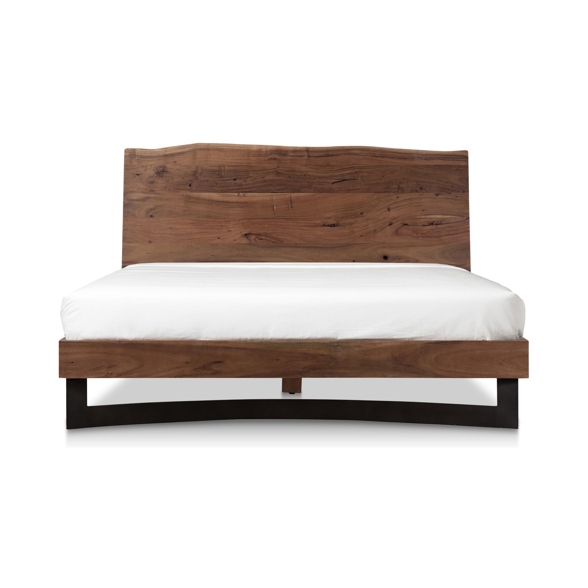 Bent Queen Size Bed Brown - Moes Home