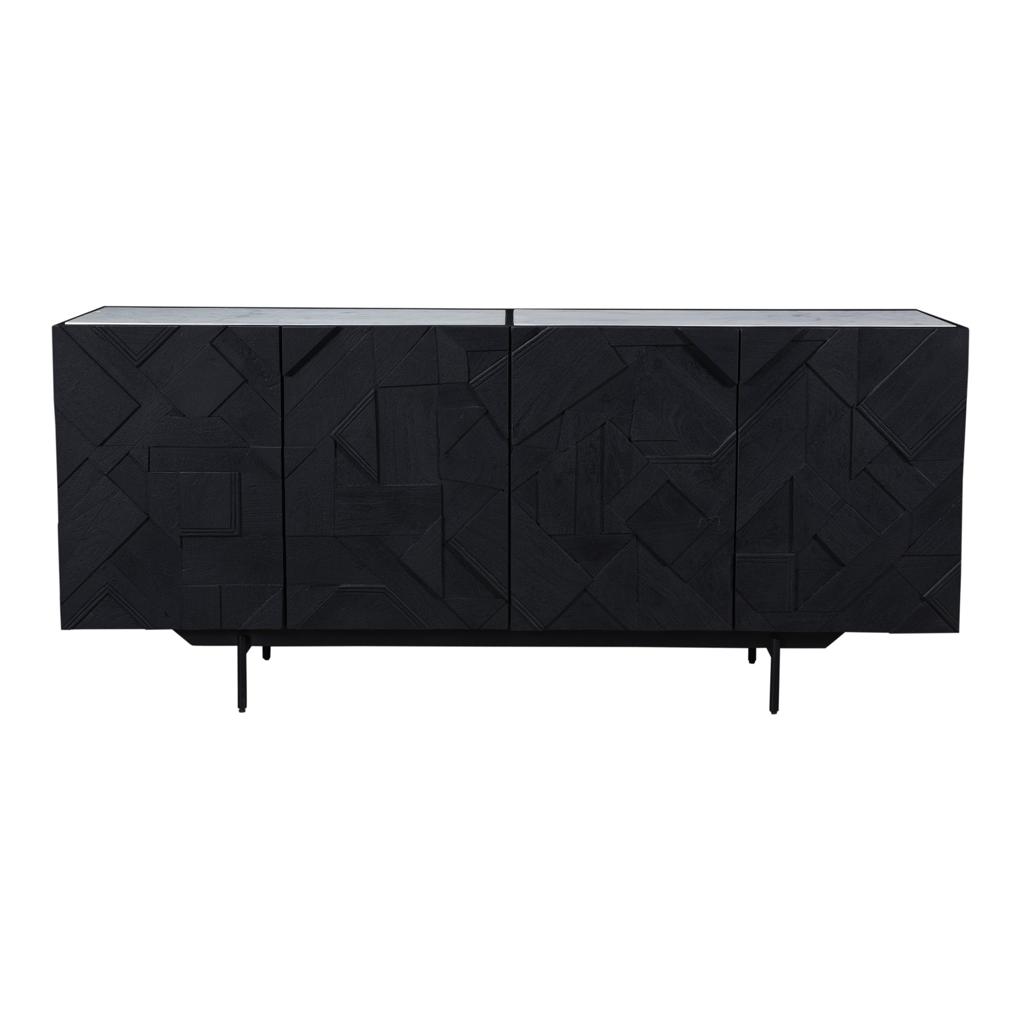 Kattan Sideboard Black - Moes Home