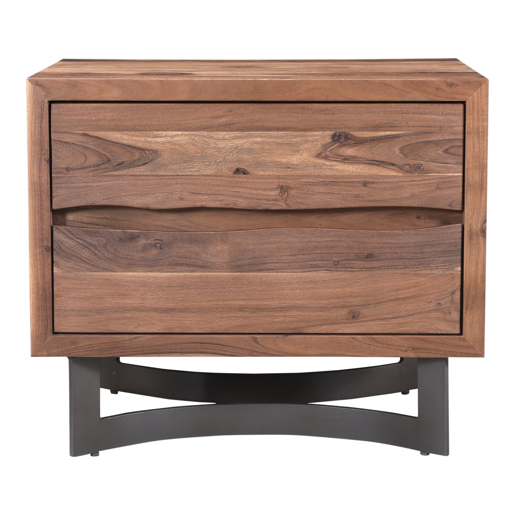 Bent Nightstand Brown - Moes Home