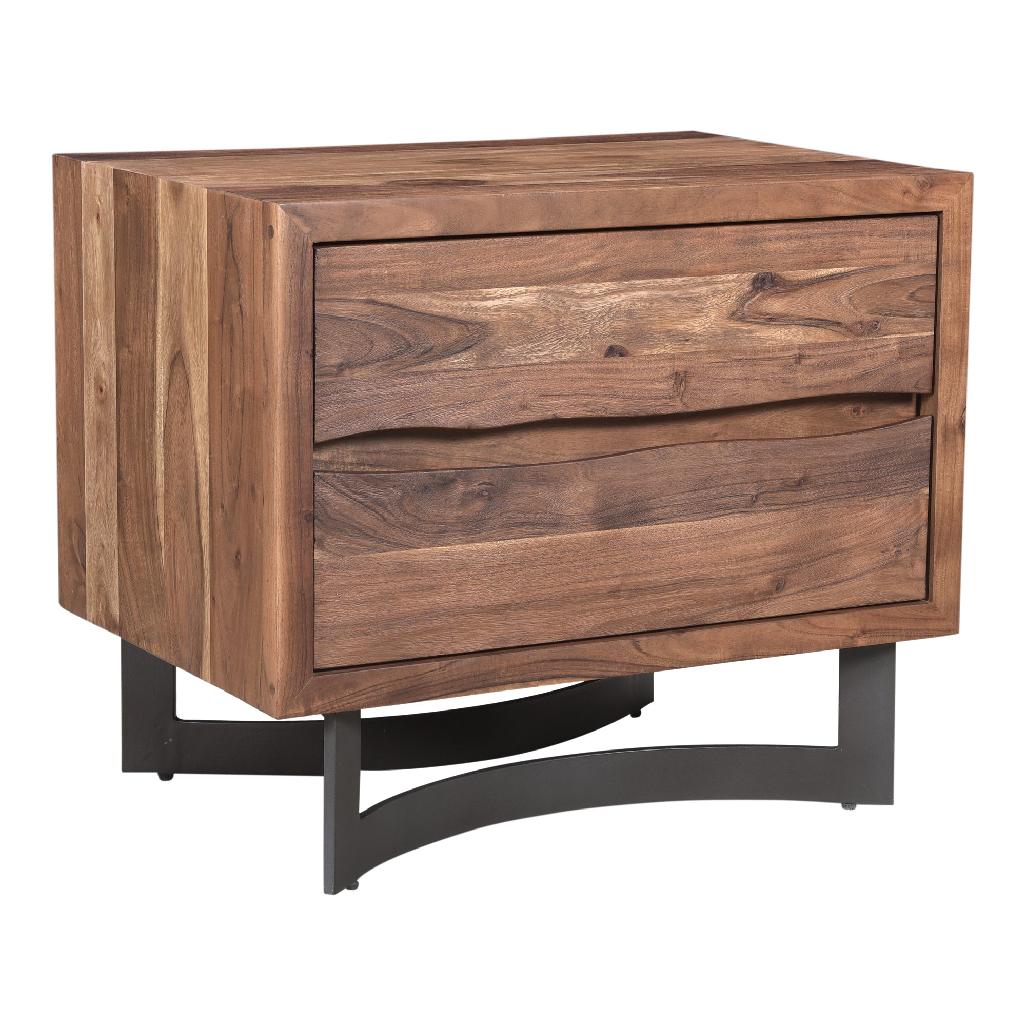 Bent Nightstand Brown - Moes Home