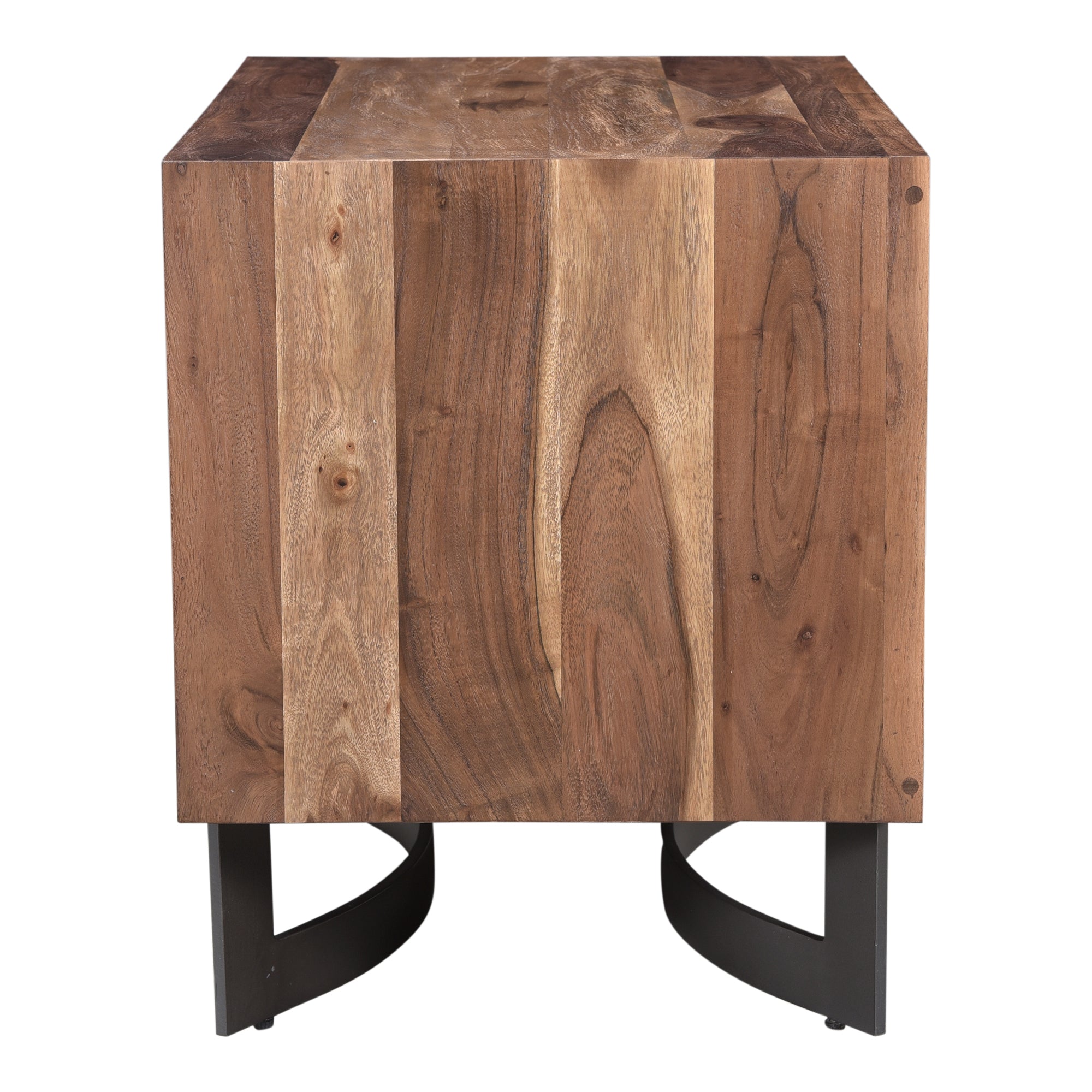 Bent Nightstand Brown - Moes Home