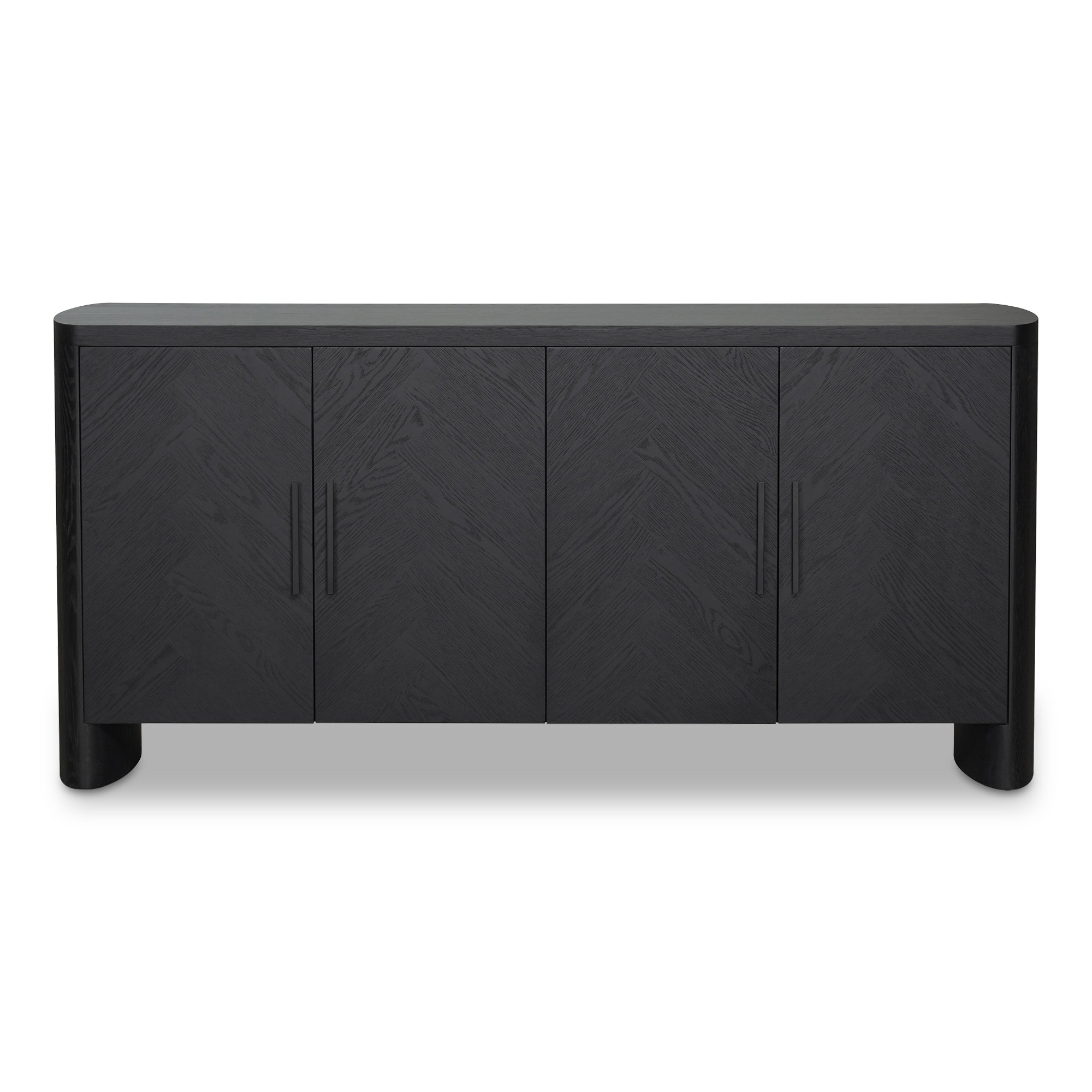 William Sideboard Black - Moes Home