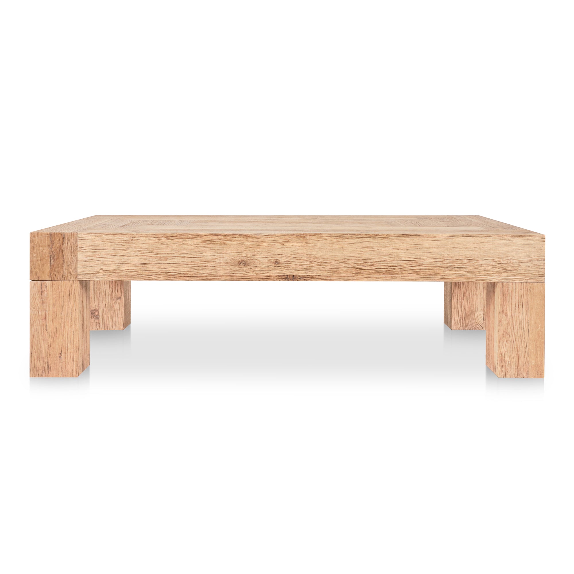 Evander Coffee Table Rectangle Aged Oak - Moes Home