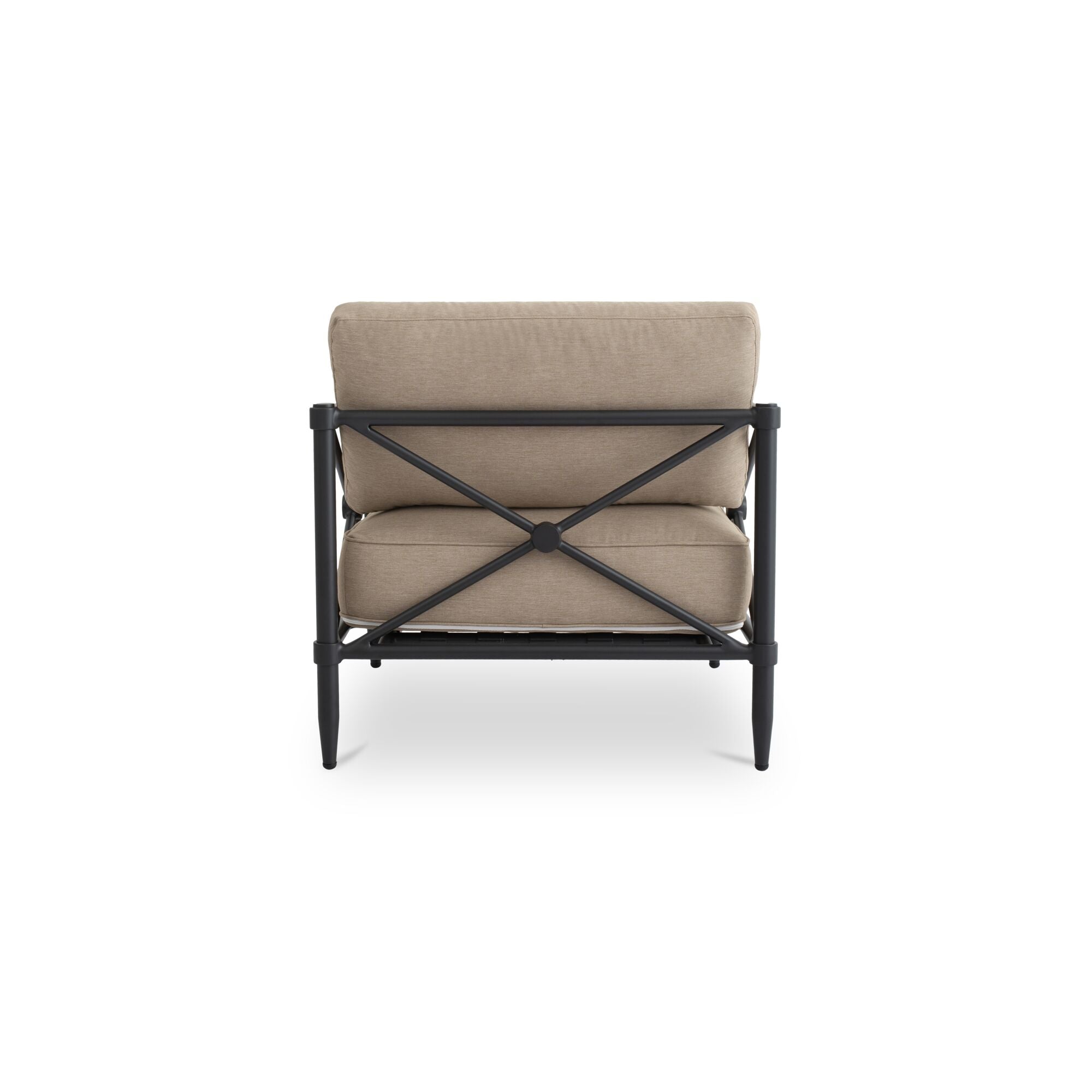 Willow Outdoor Accent Chair Light Brown