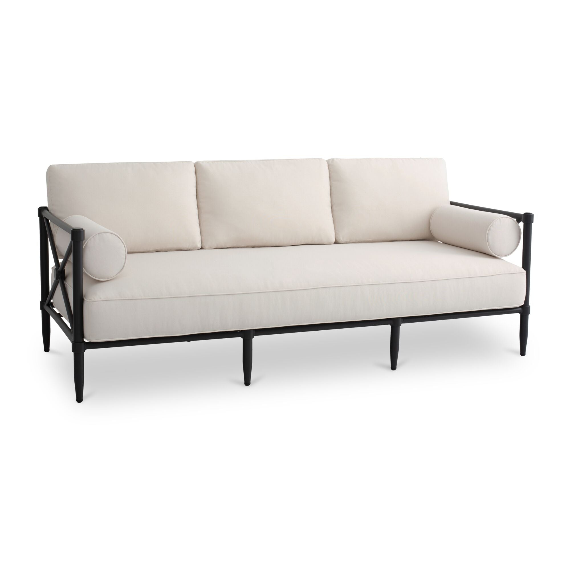 Willow Outdoor Sofa Cream - Moes Home