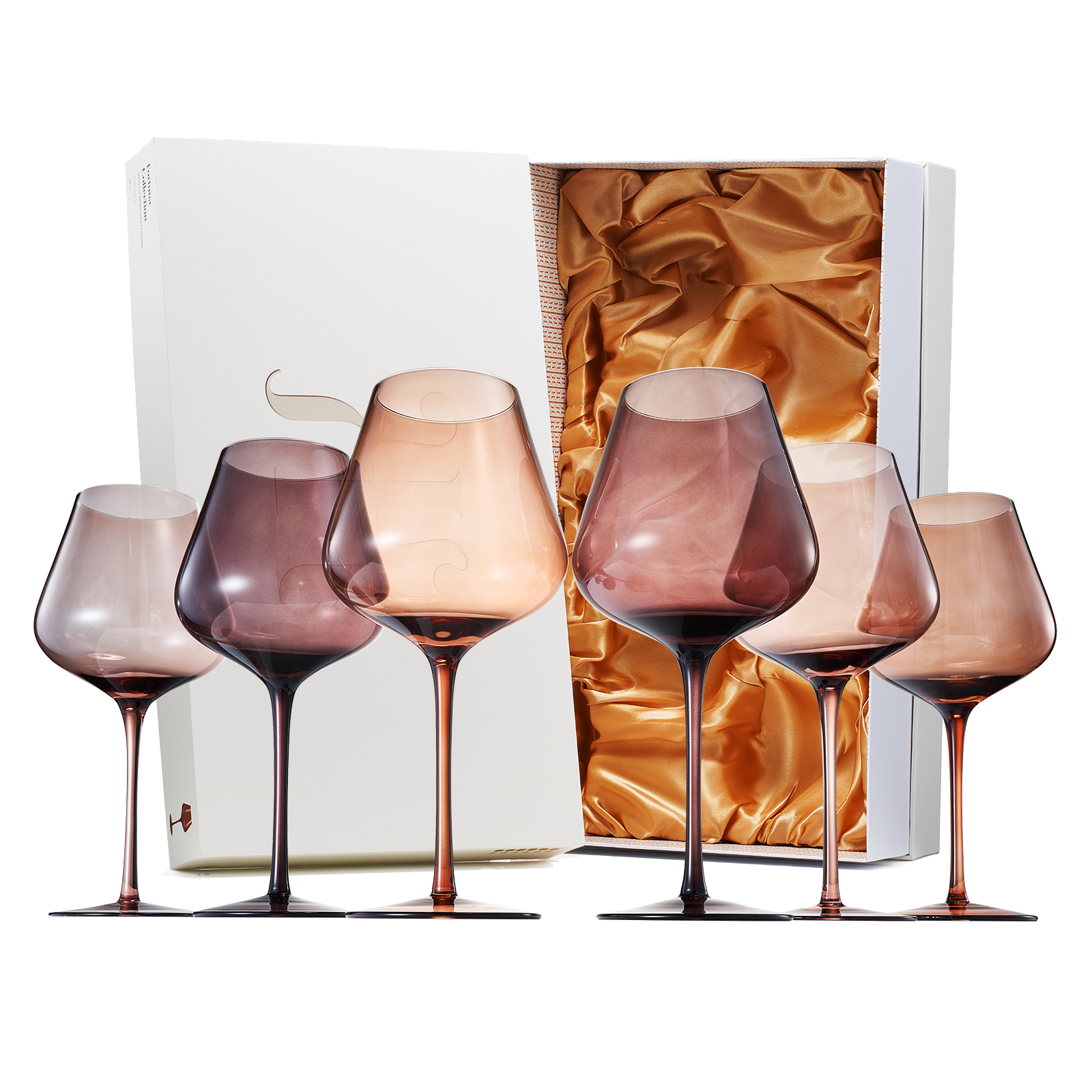 Venus Stemmed Wine Glassware, Set of 6
