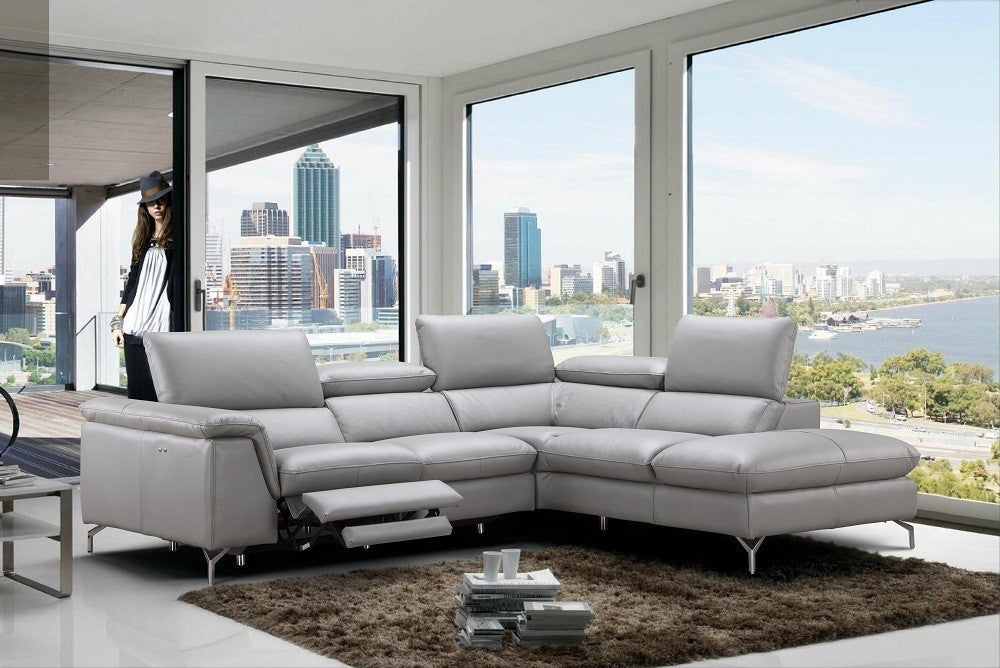 Viola Premium Leather Sectional J&M