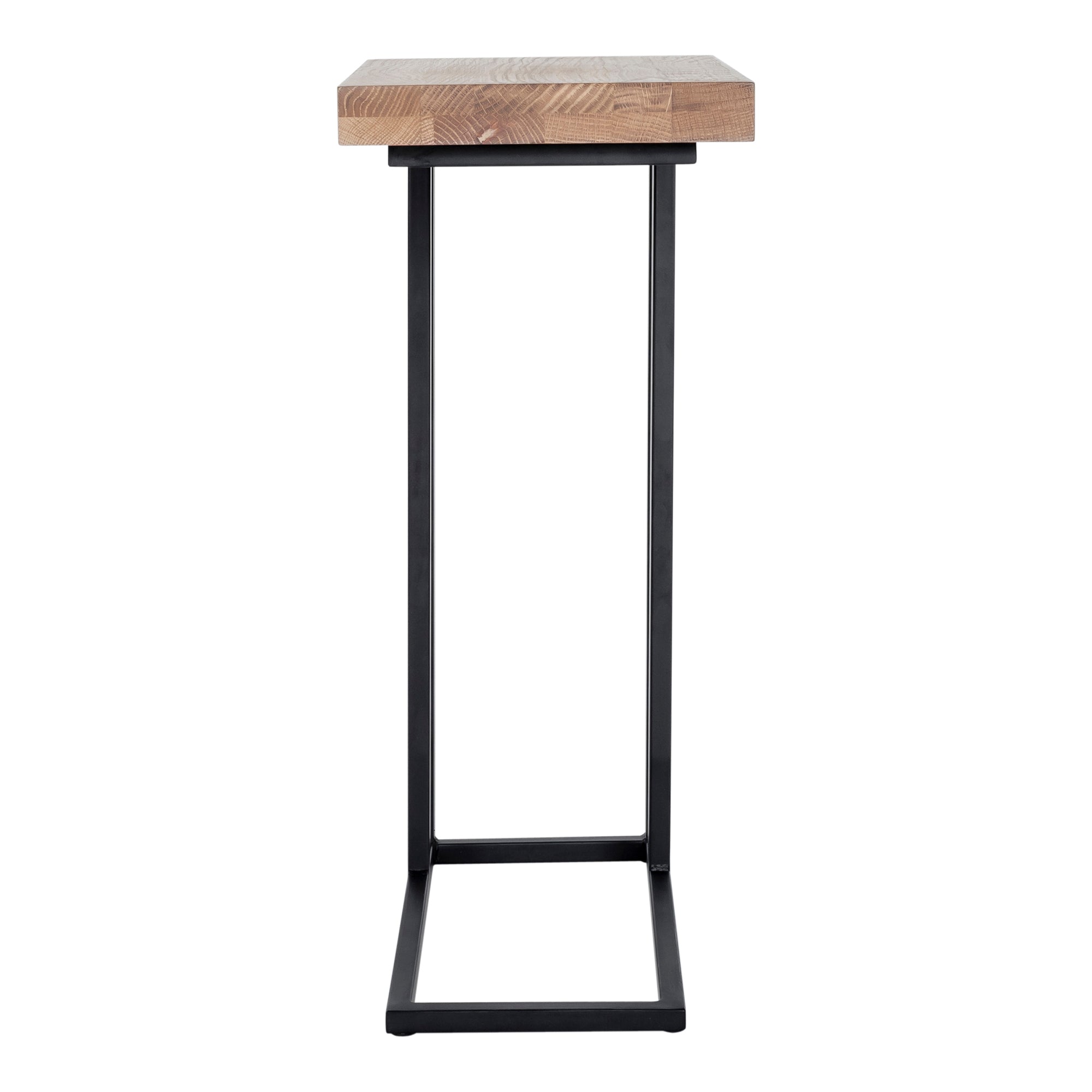 Mila C Shaped Side Table Natural - Moes Home