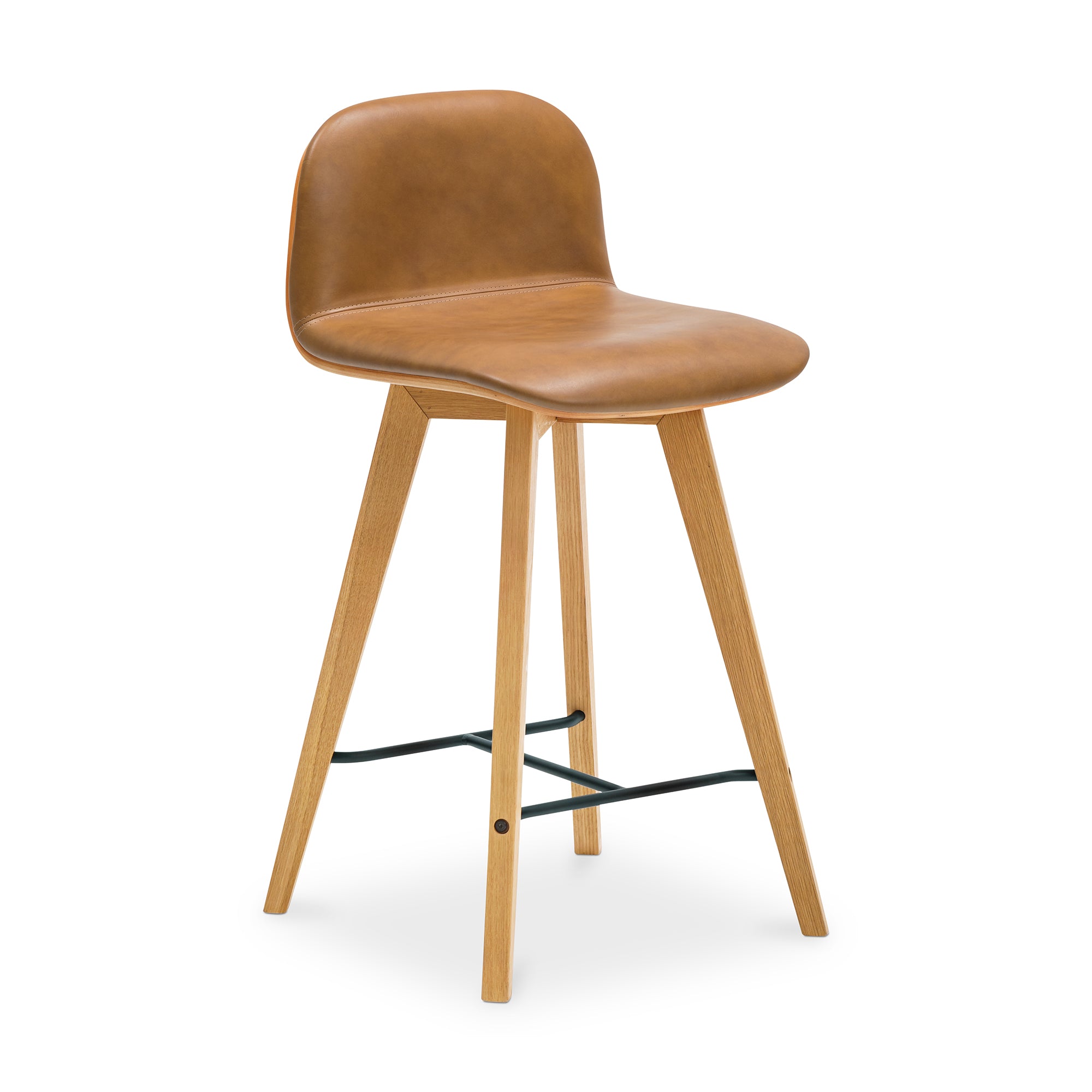 Napoli Leather Counter Stool - Moes Home