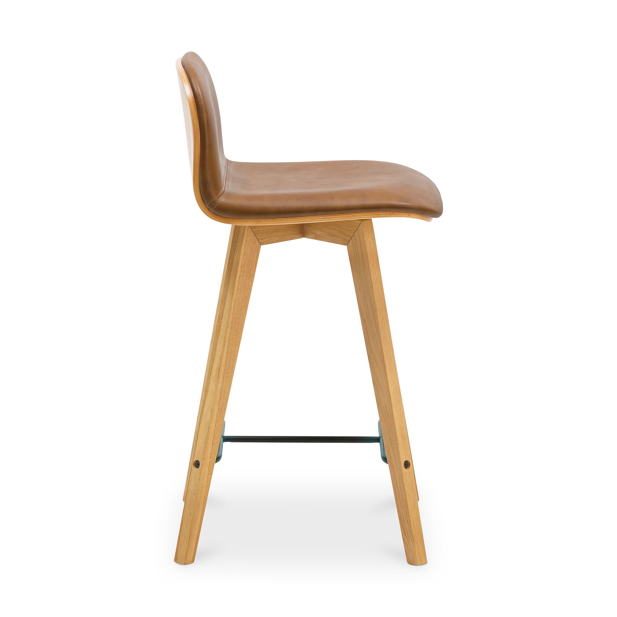 Napoli Leather Counter Stool - Moes Home