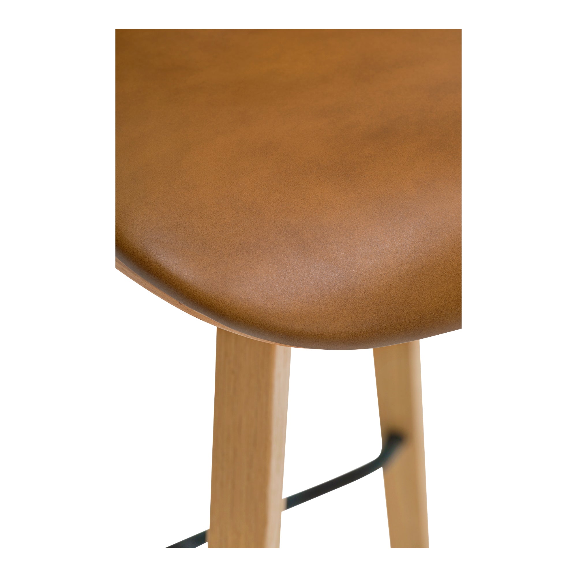 Napoli Leather Counter Stool - Moes Home