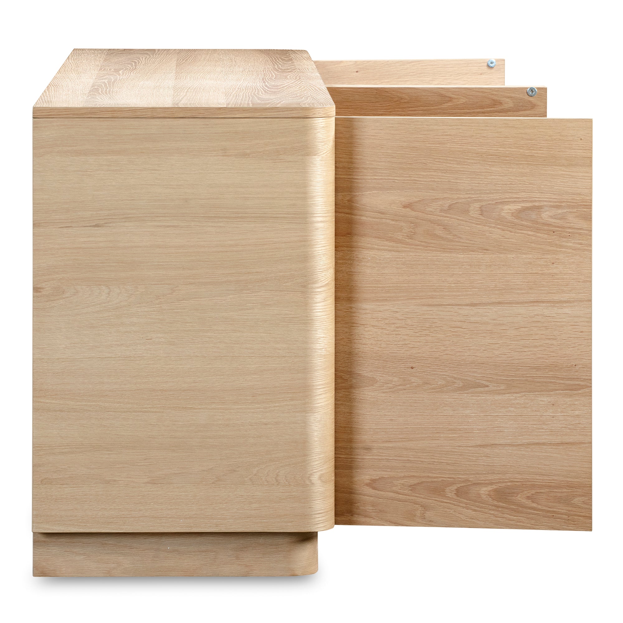 Round Off Sideboard Walnut Brown