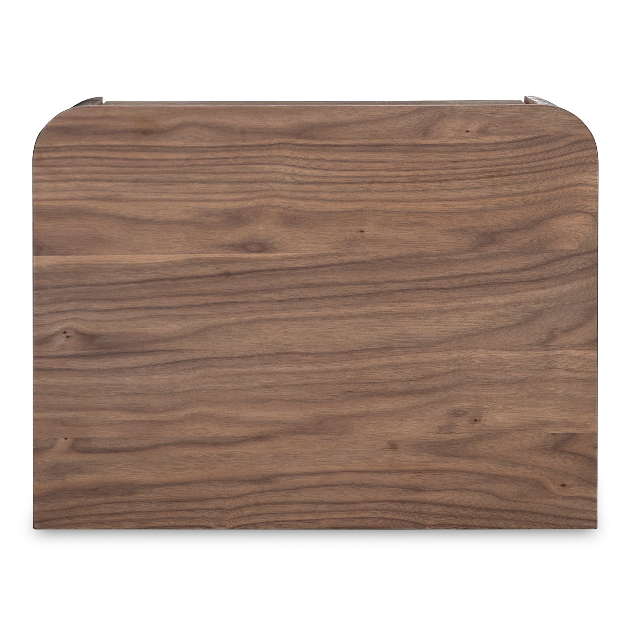 Round Off Tall Nightstand Natural Oak