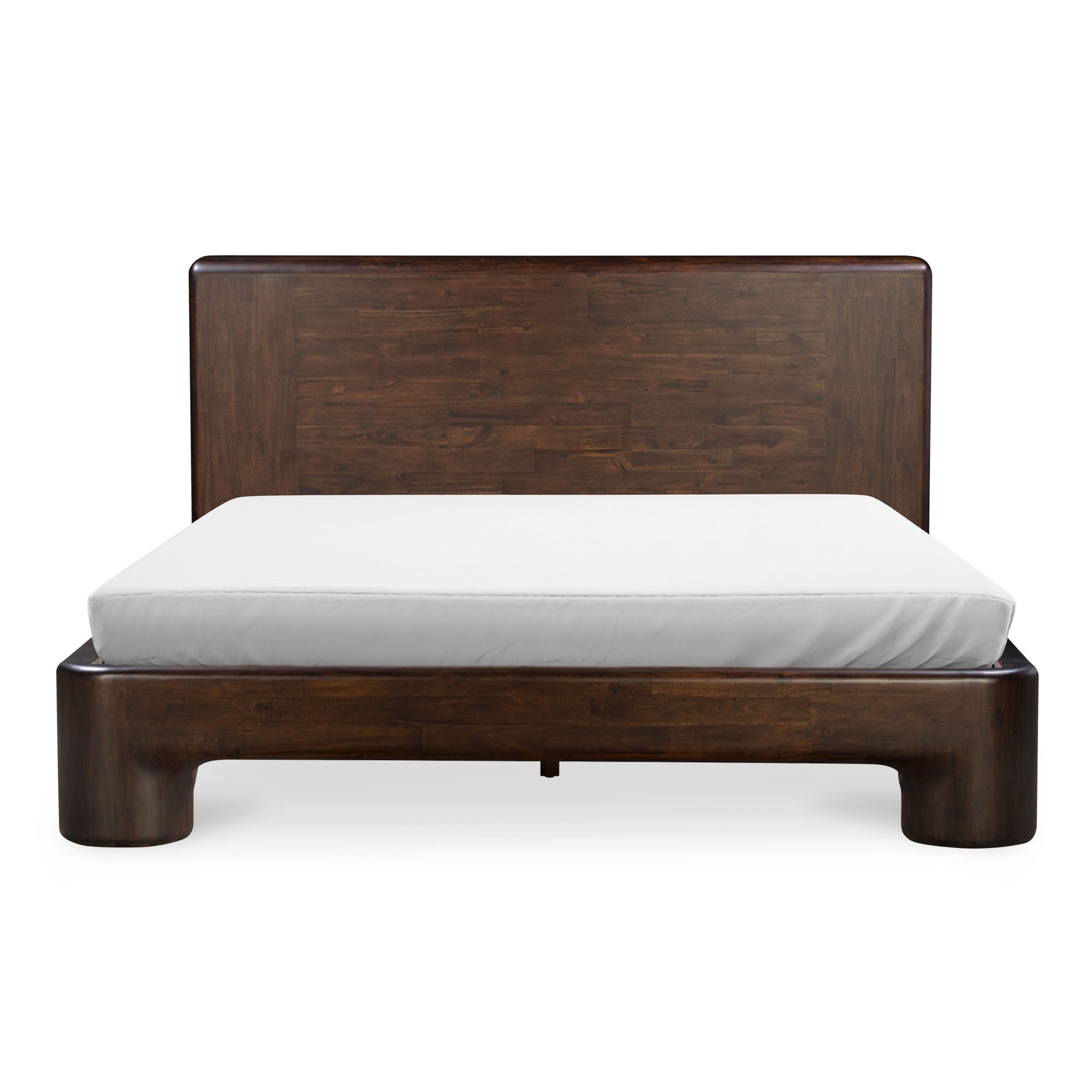 Rowan Bed Queen Dark Brown