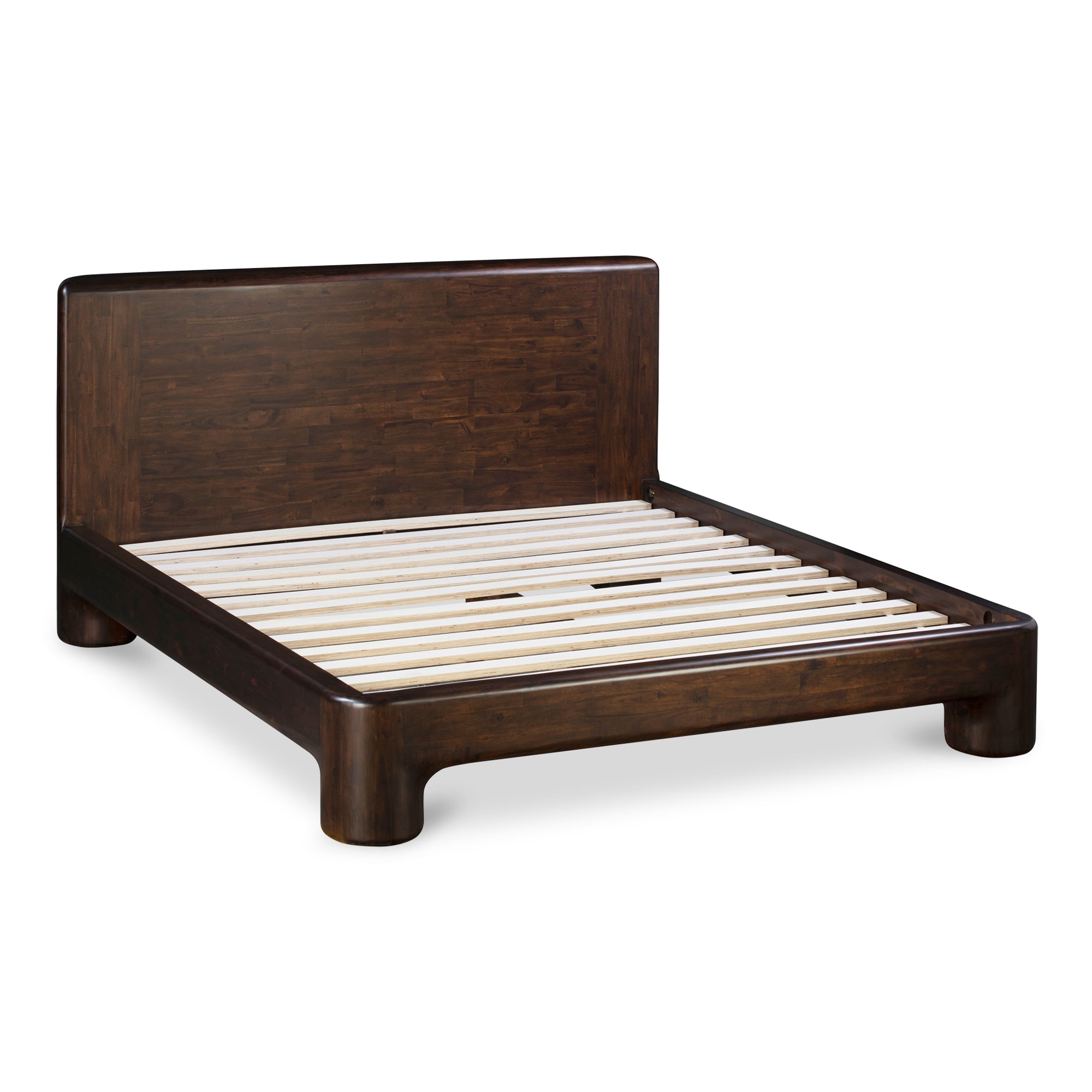 Rowan Bed Queen Dark Brown