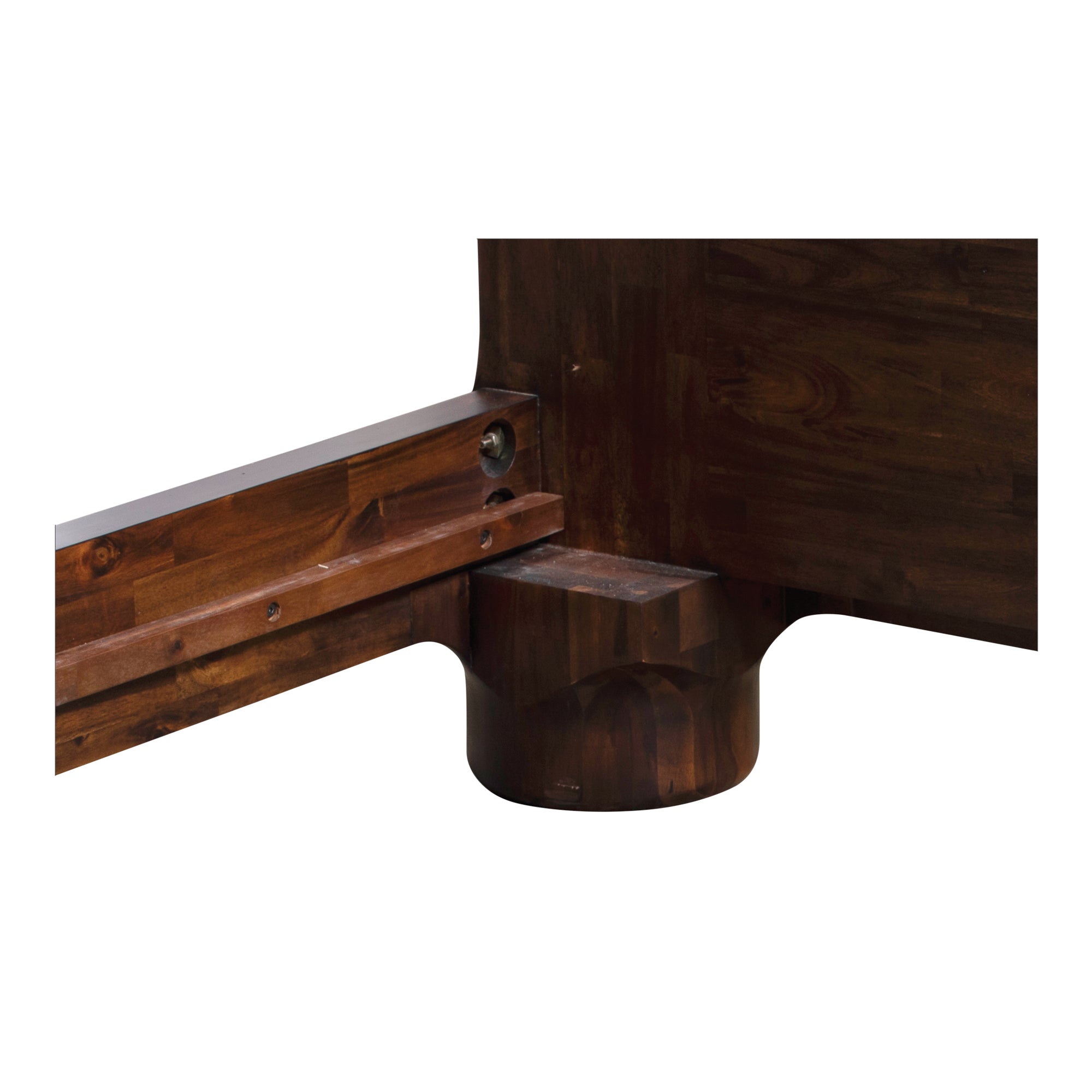 Rowan Bed Queen Dark Brown