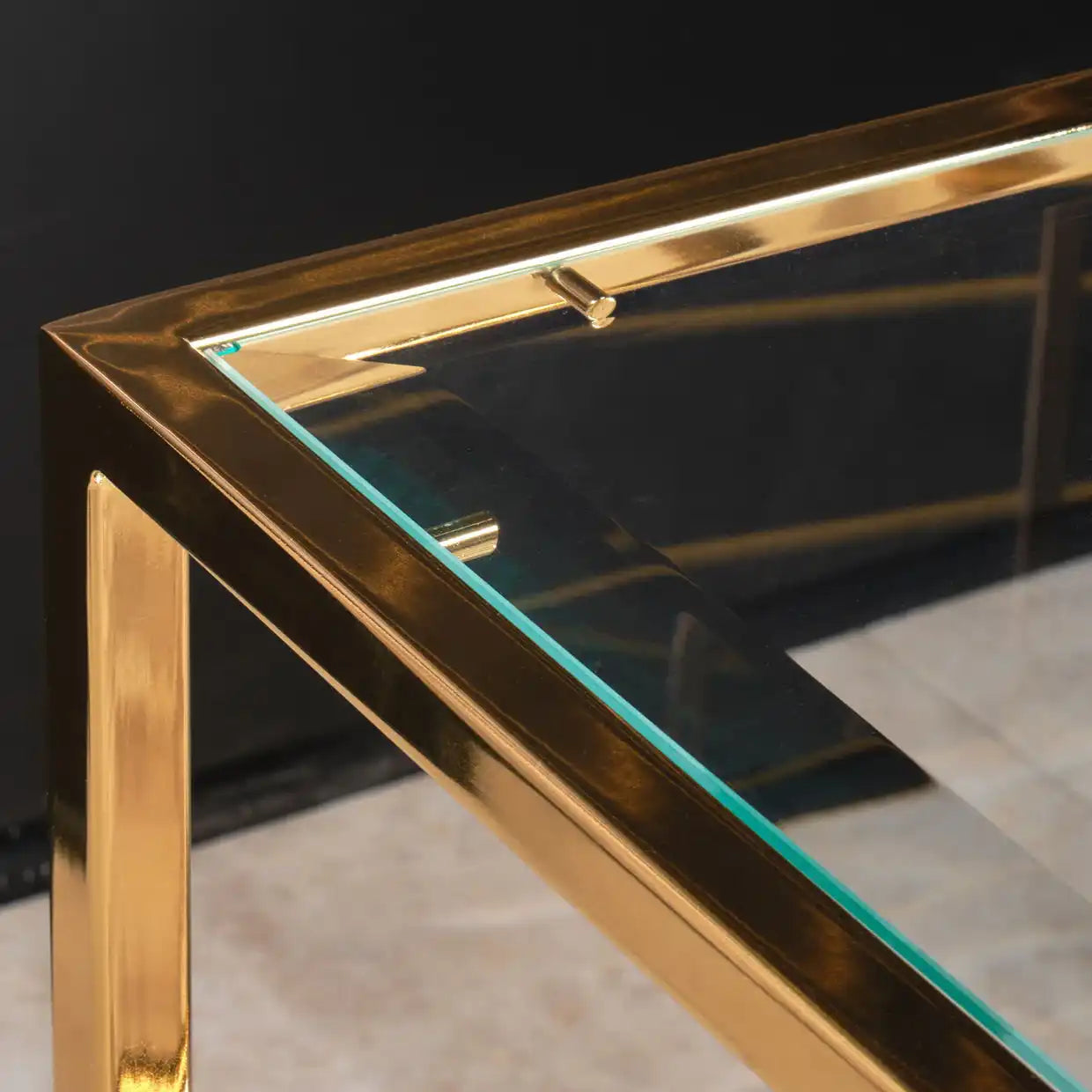 Savannah Breeze - End Table - Bright Gold