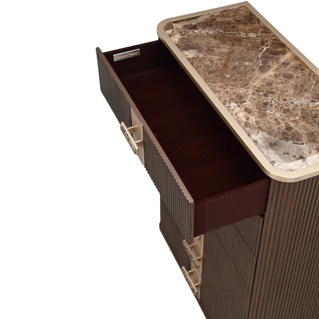West Kensington - Highboy Chest - Medium Espresso