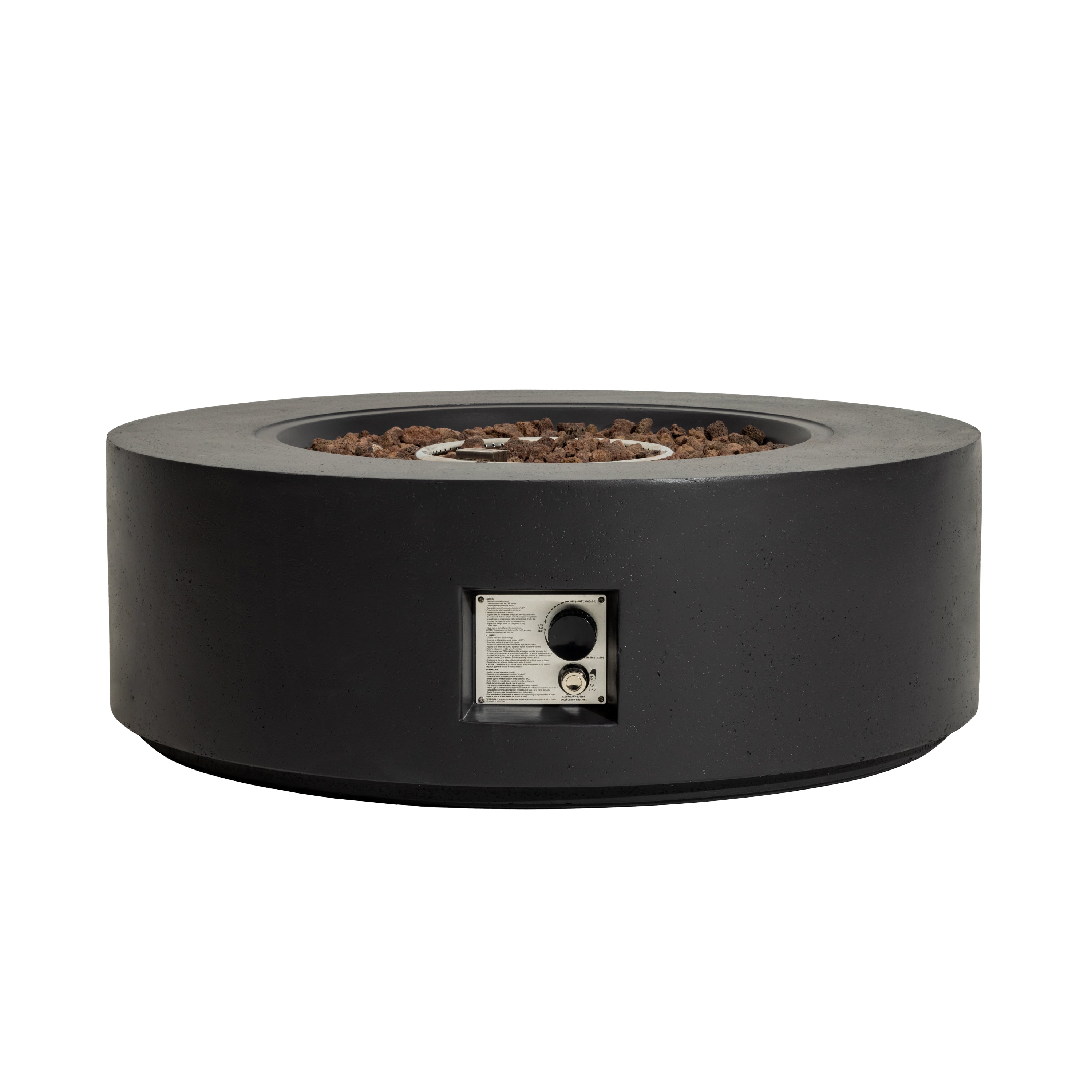 40' Round Outdoor Propane Fire Pit Table