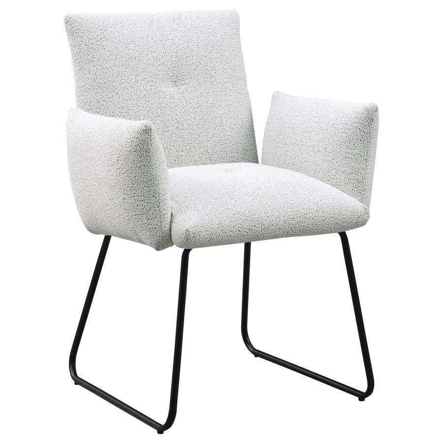 Ackland - Upholstered Dining Side Chair (Set of 2) - Light Gray - Best Buy Furniture