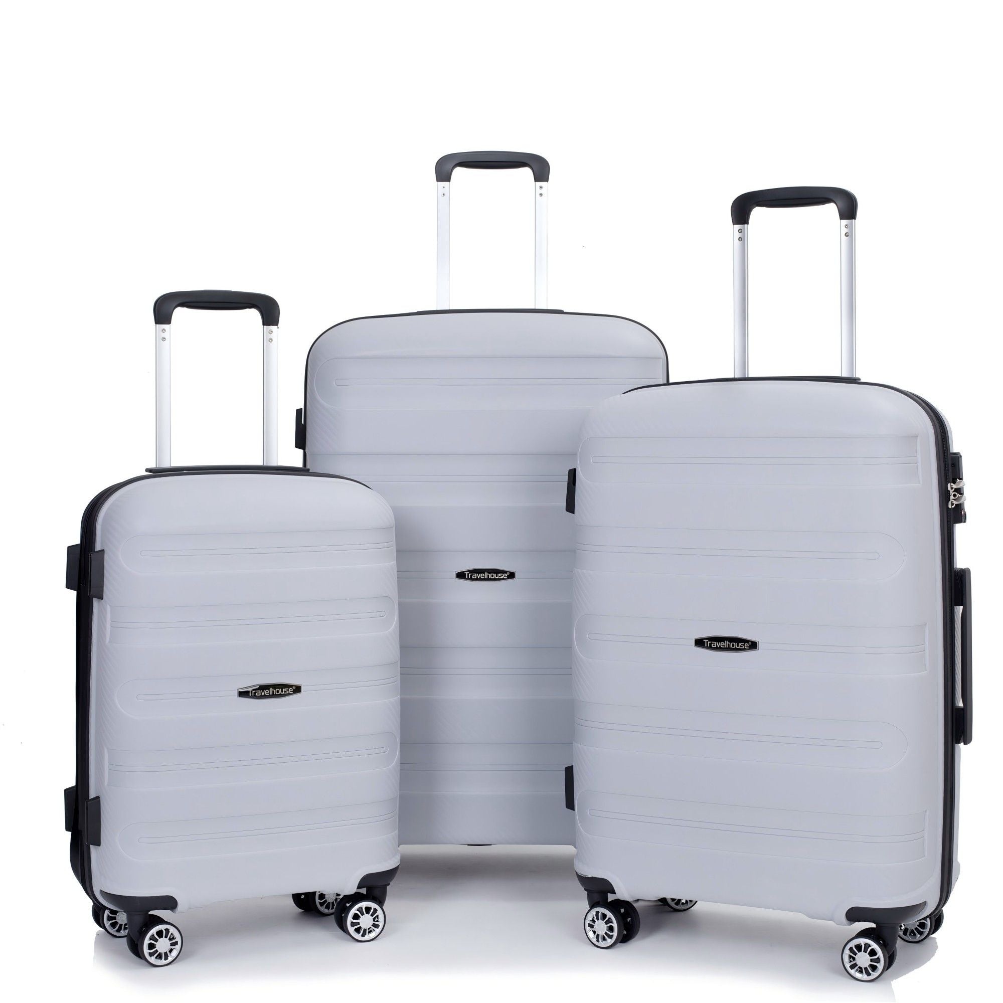 3 Piece Set Hardshell Suitcase Spinner Wheels