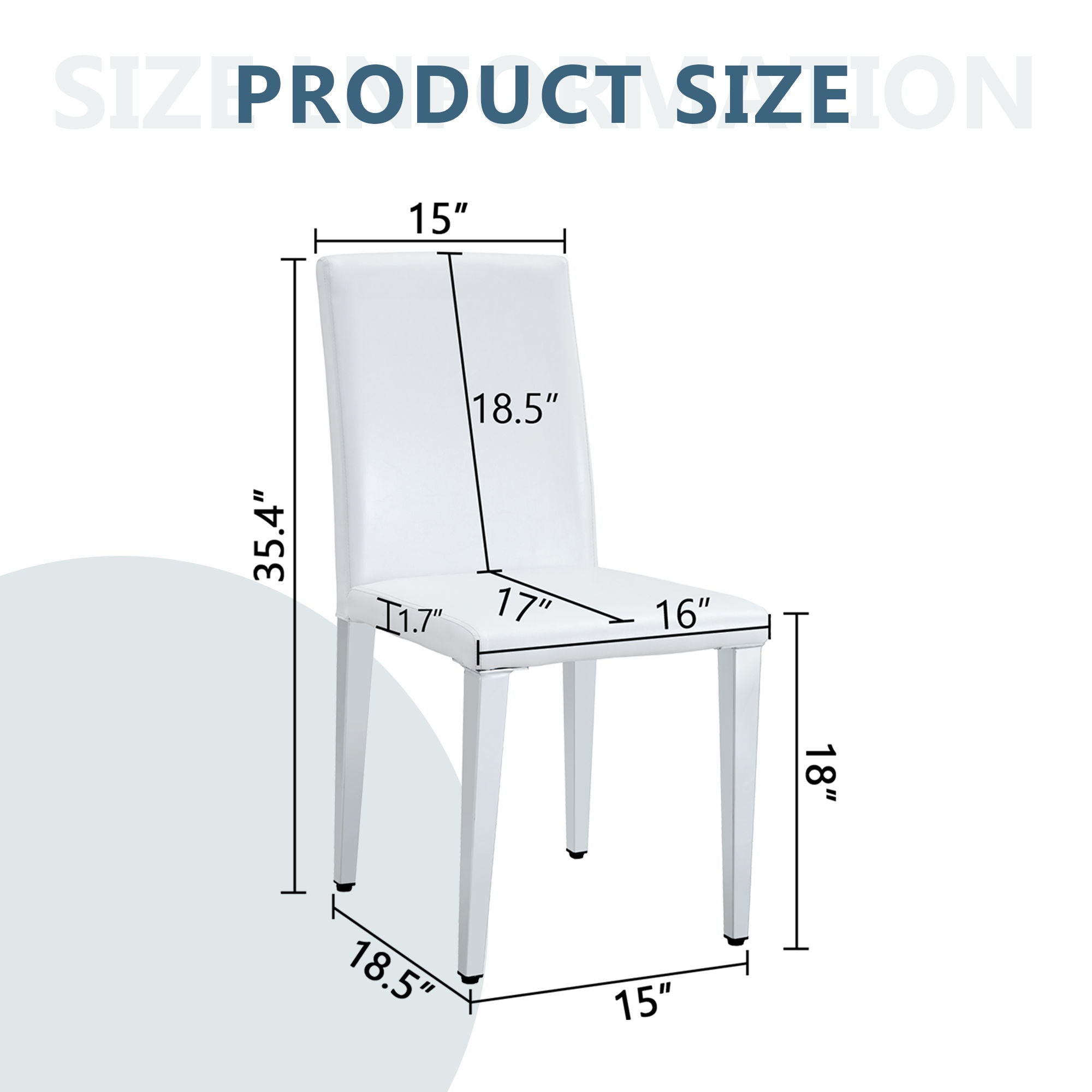 Simple And Versatile Dining Chairs With Metal Legs