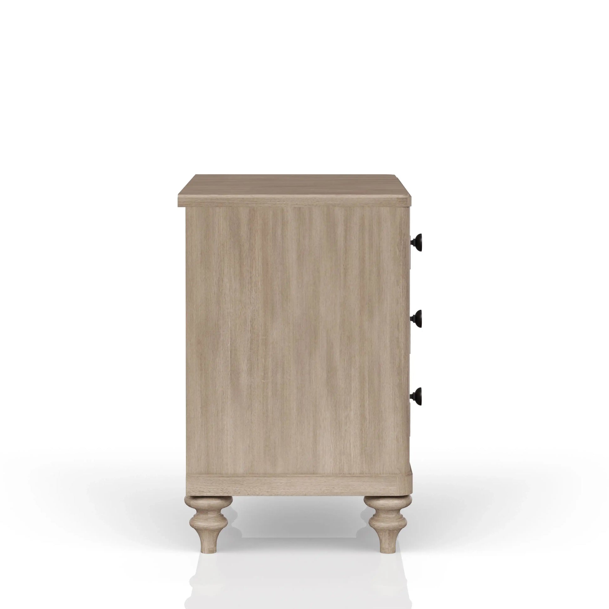 3 Drawer Nightstand - Sand - Best Buy Furniture