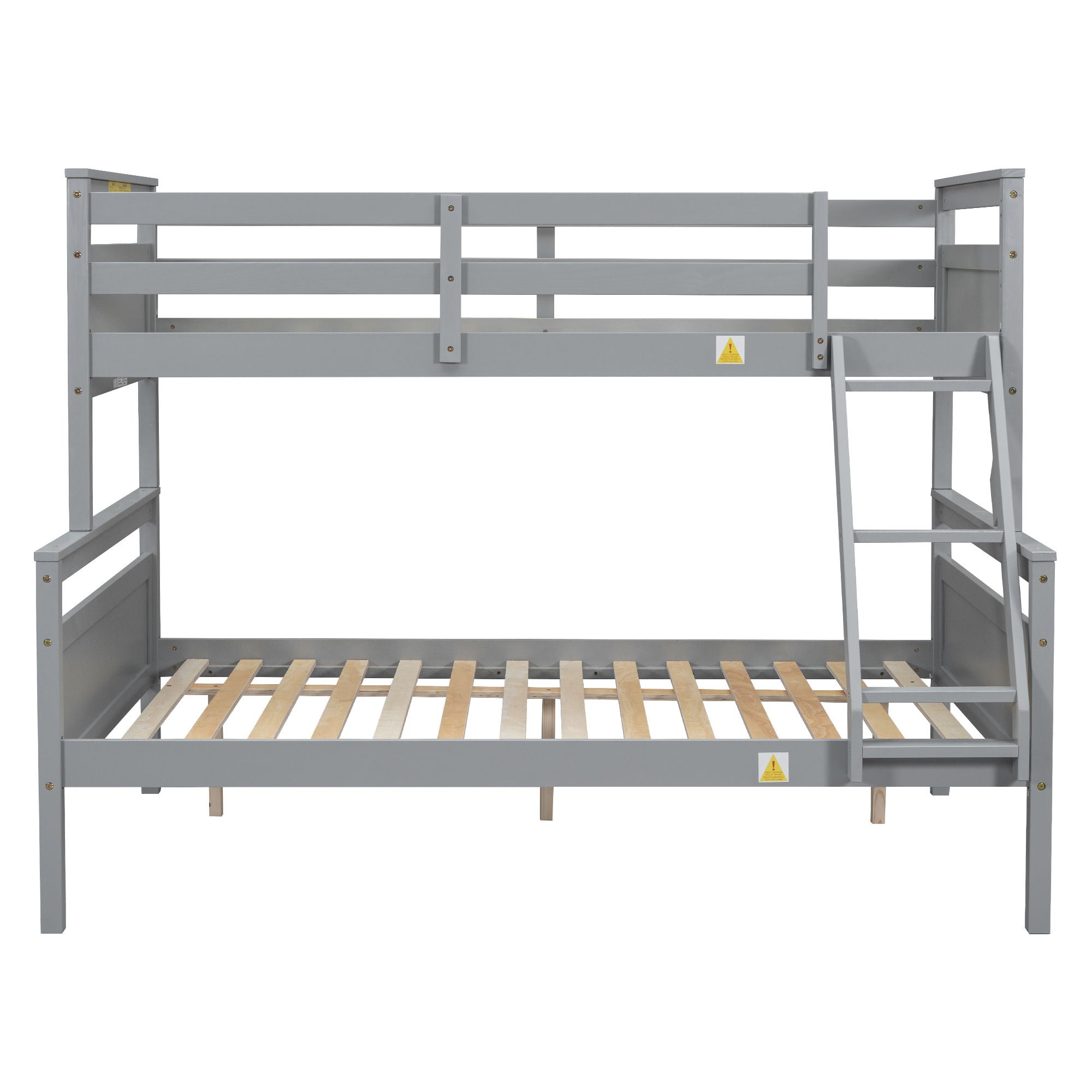Bunk Bed With Ladder And Safety Guardrail