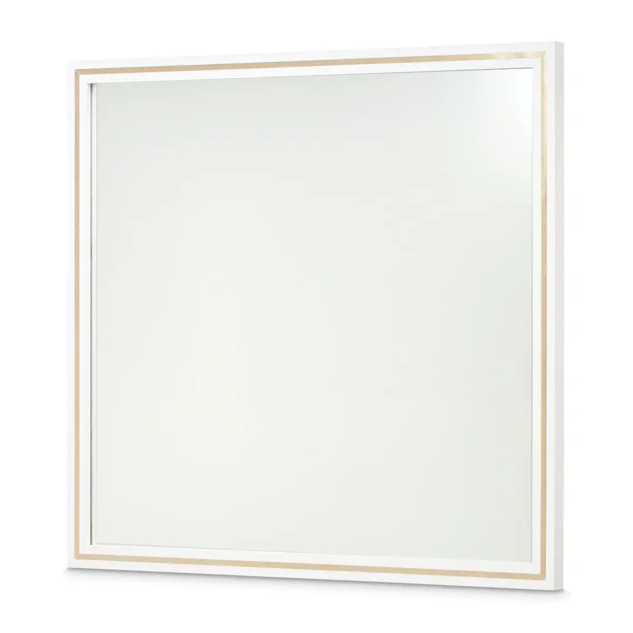 Palm Gate - Wall Mirror - Cloud White
