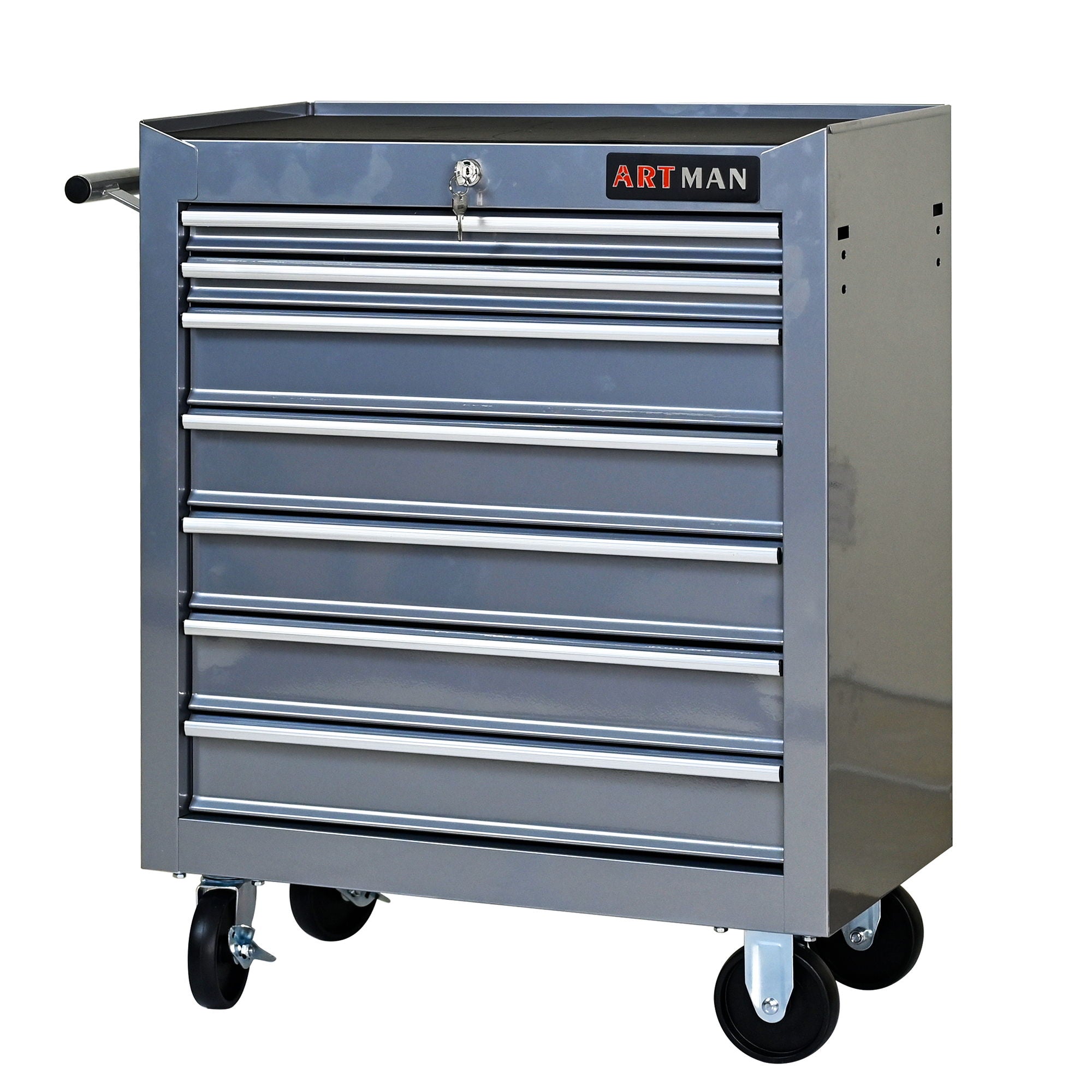 7 Drawers Multifunctional Tool Cart With Wheels