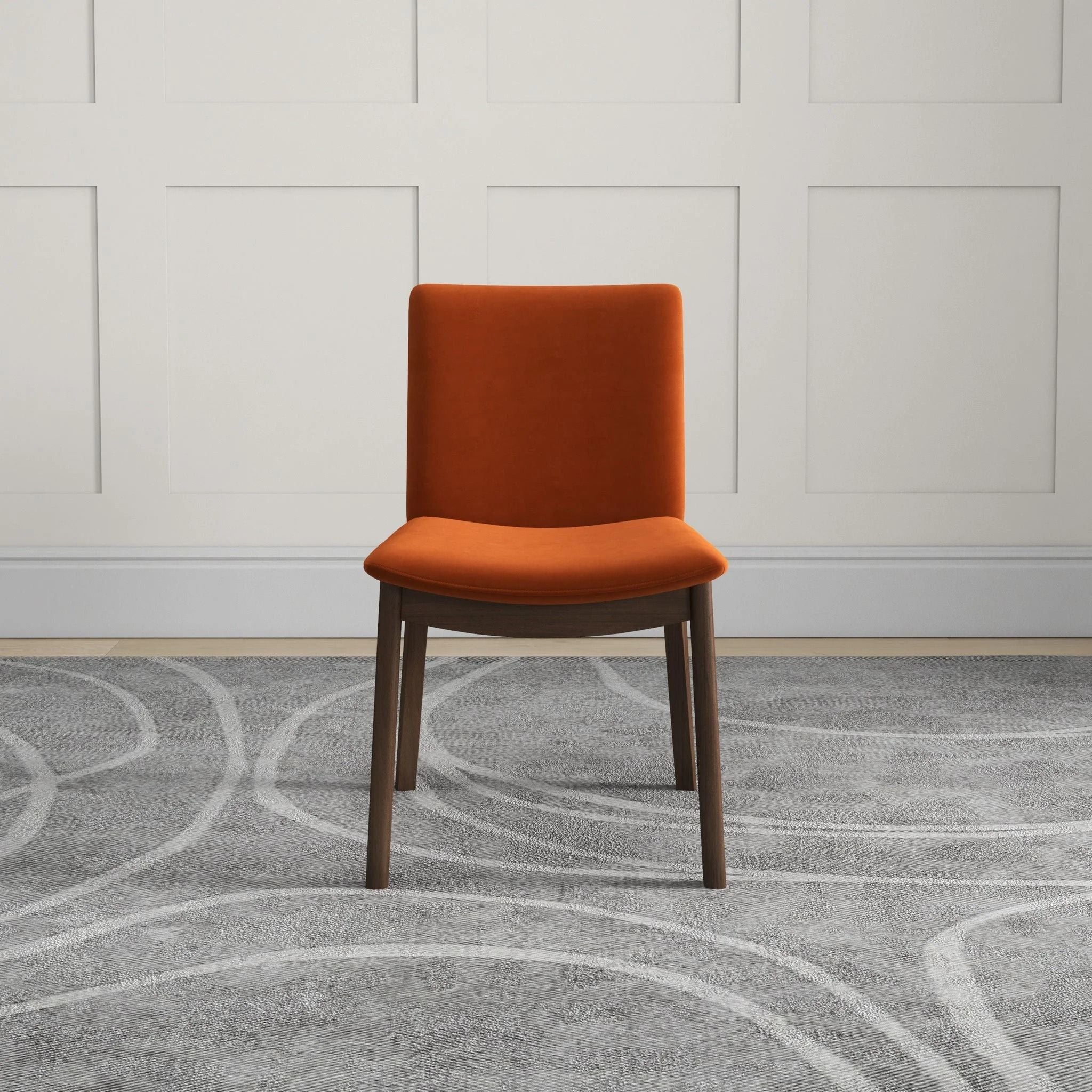 Laura - Mid-Century Modern Solid Wood Dining Chair (Set of 2)