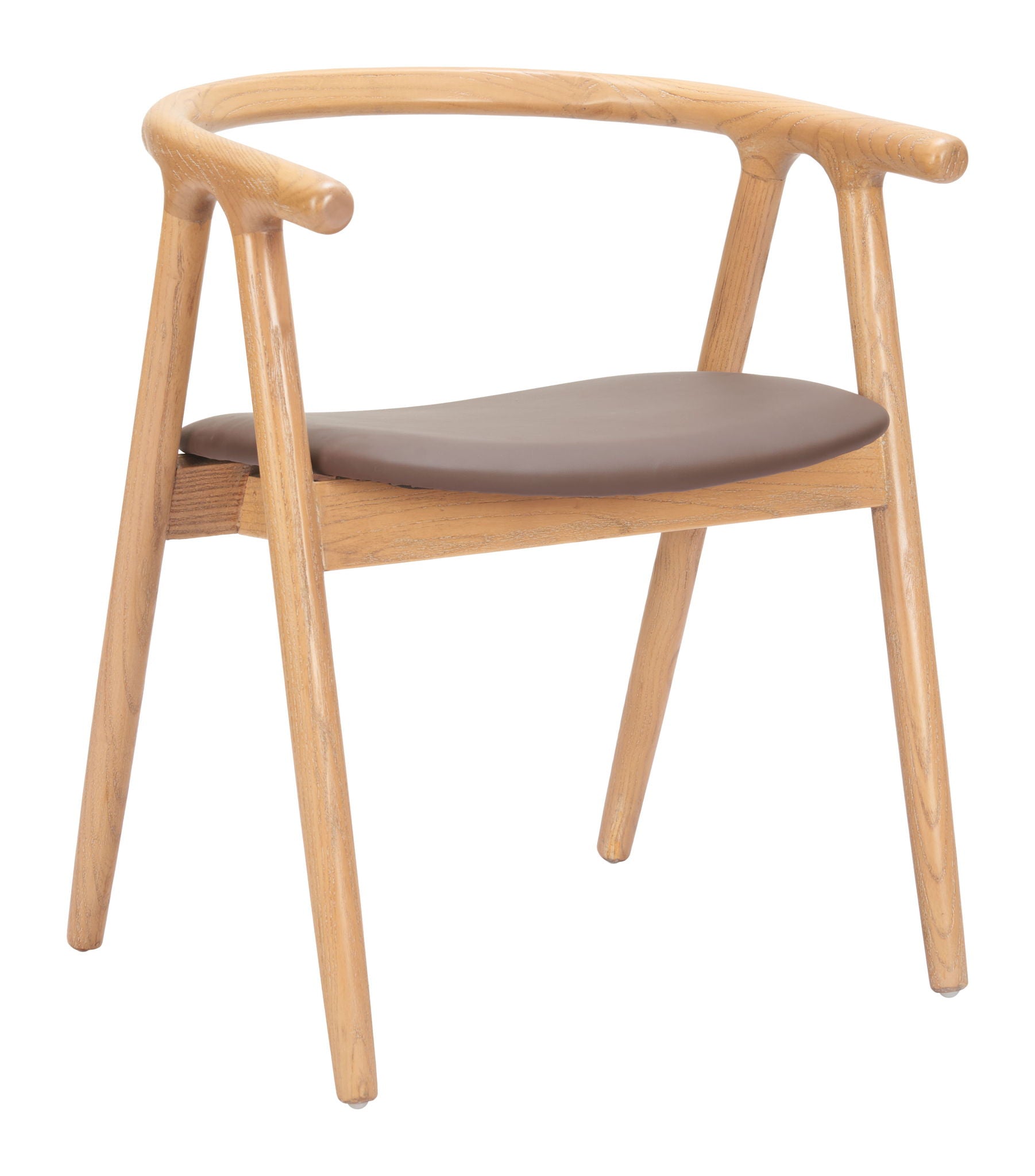 Peker - Dining Chair (Set of 2) - Brown / Natural