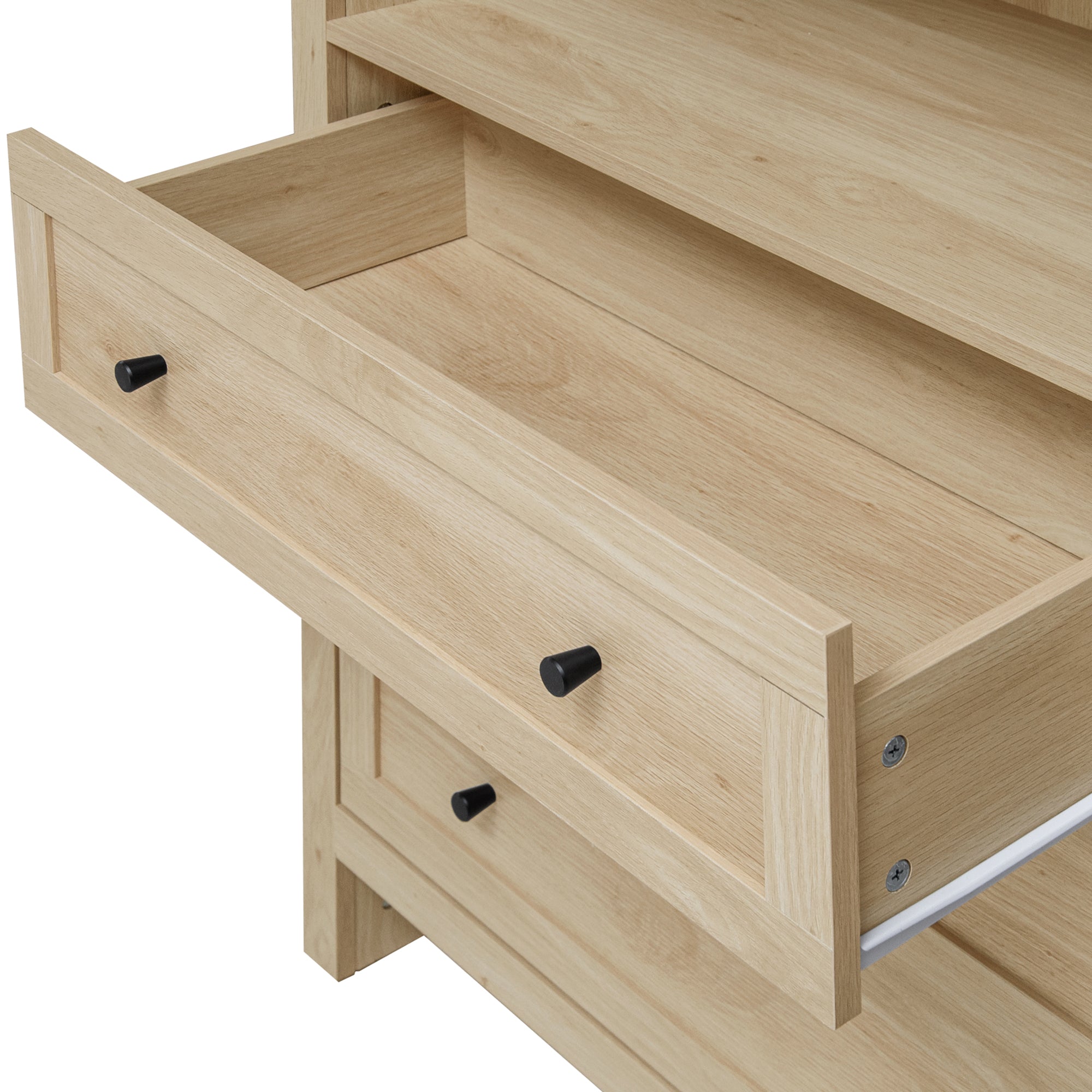 Arched Kitchen Pantry Modern Farmhouse Wood Kitchen Storage Cabinet