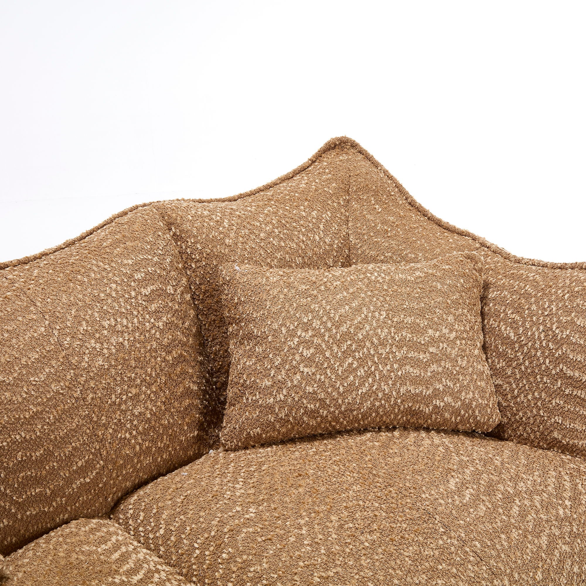 Comfortable Dual Beanbag Chair With High Resilience Foam Core For 2 People