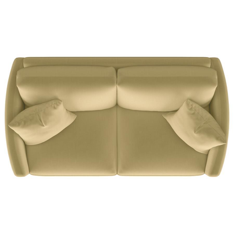 Corliss - Upholstered Arched Arm Loveseat