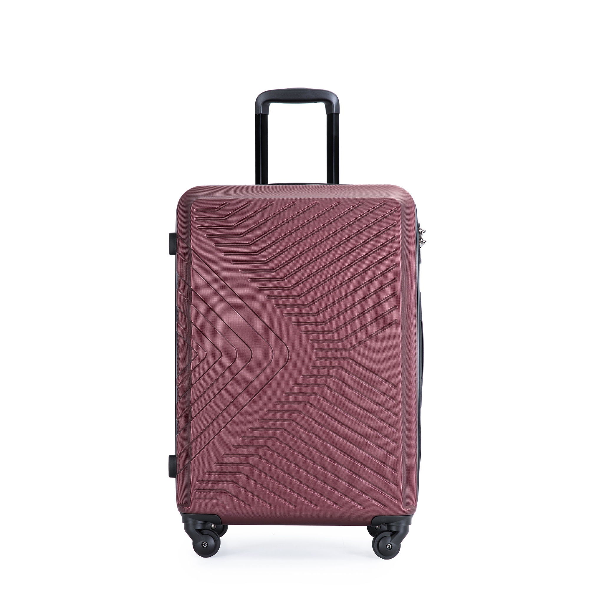 3 Piece Luggage Sets Lightweight Suitcase With Two Hooks, Spinner Wheels, Tsa Lock, Durable Hard Shell