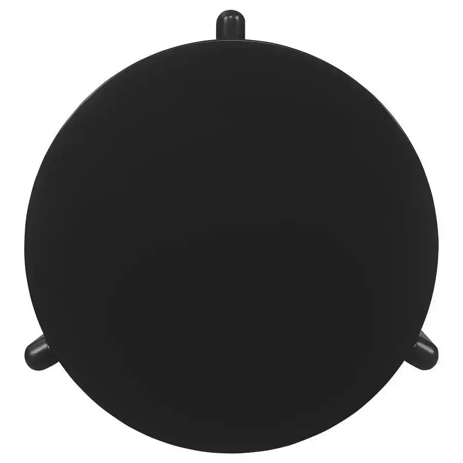 Cordova - Round Solid Wood End Table - Black