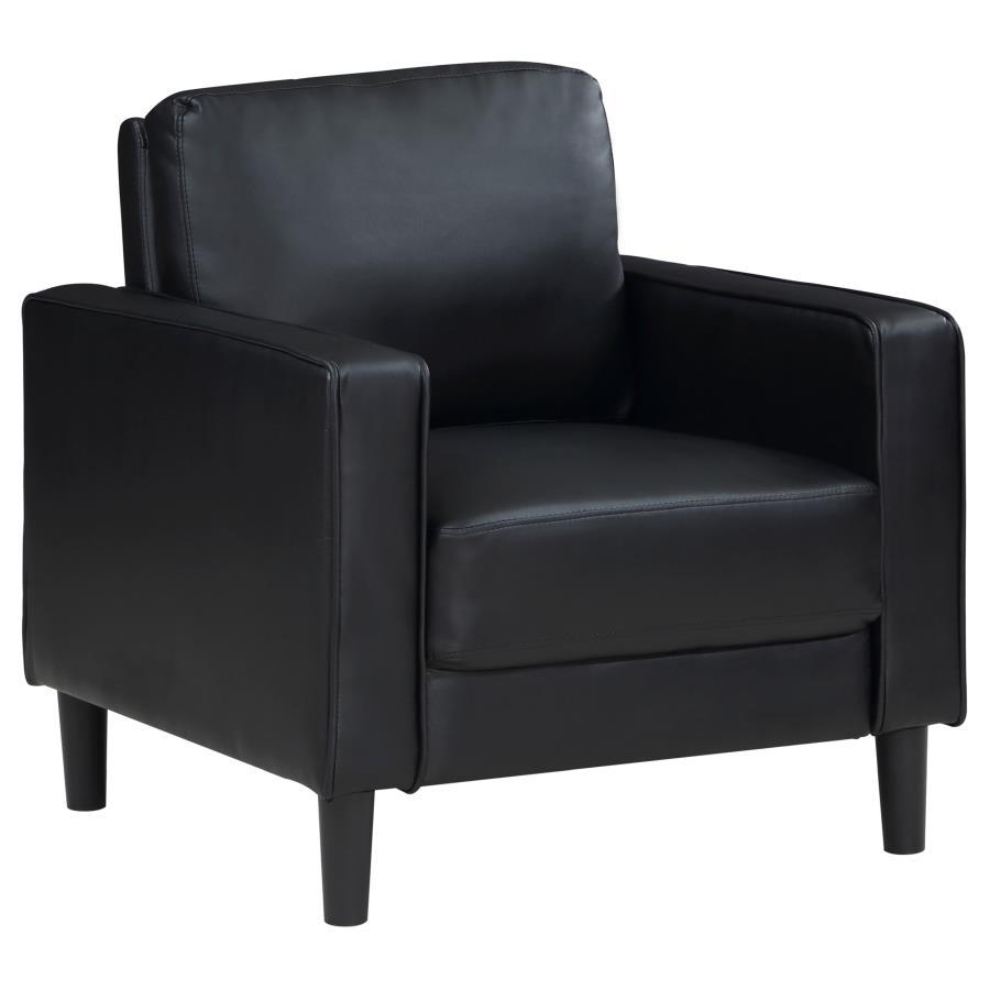 Ruth - Upholstered Track Arm Sofa Set