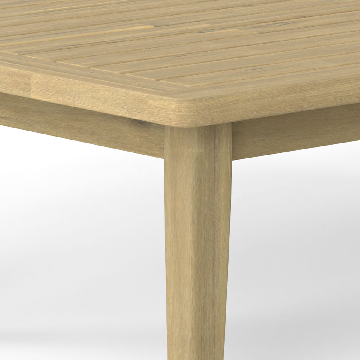 Palmetto - Outdoor Coffee Table - Light Teak - Best Buy Furniture