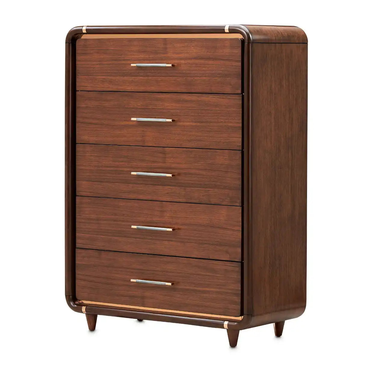 Mason Park - 5-Drawer Gentlemen's Chest - Umber - Best Buy Furniture