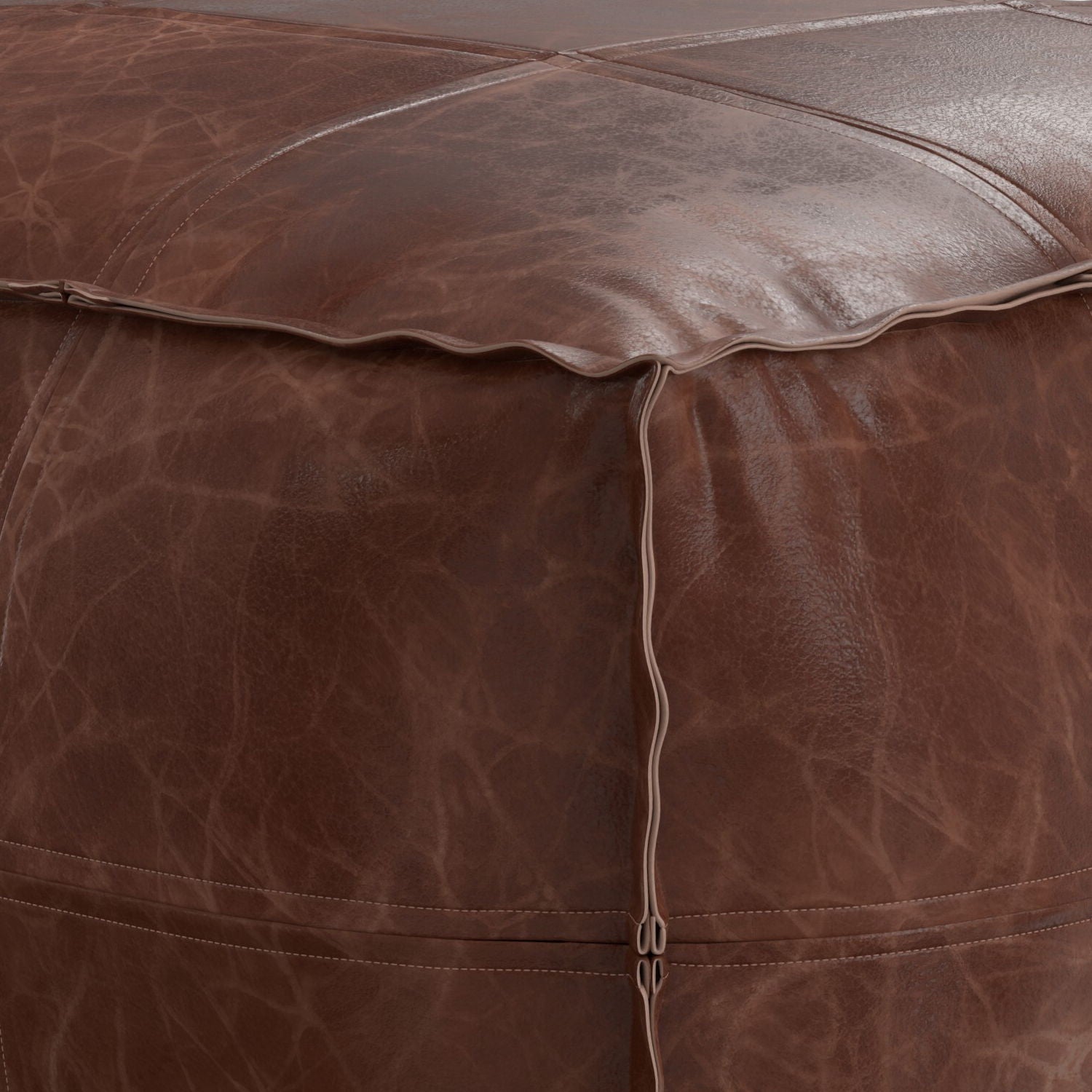 Sheffield - Handcrafted Square Pouf