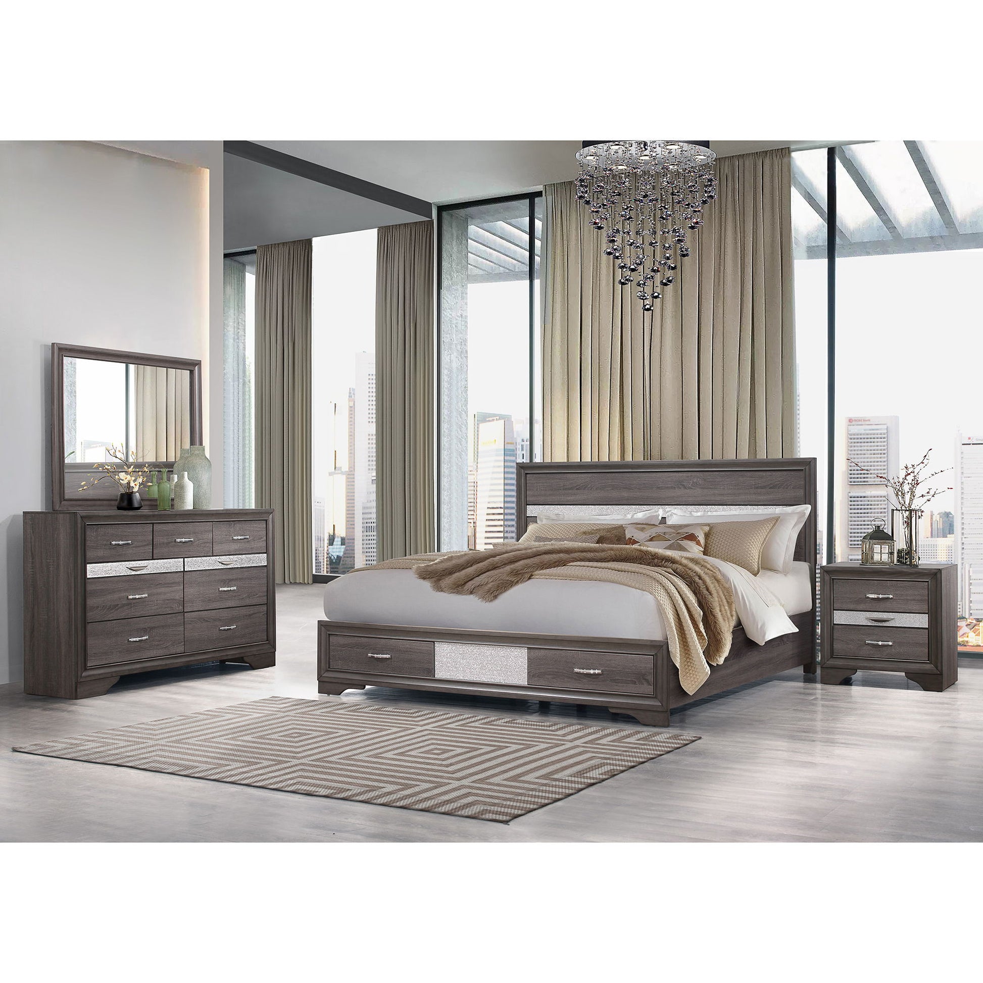Ryder - Sparkle Chest - Gray - Best Buy Furniture