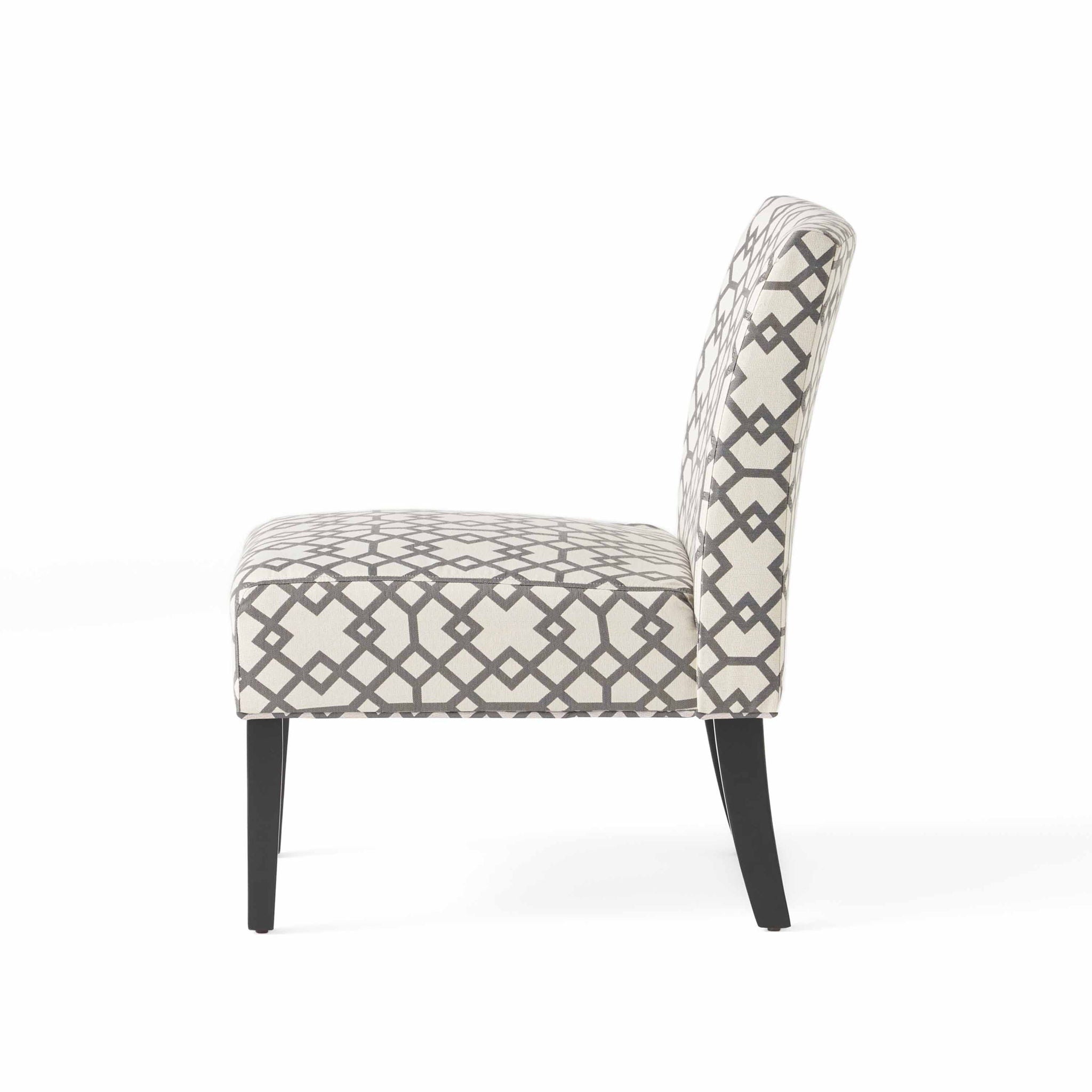 Contemporary Accent Chair With Plush Upholstery